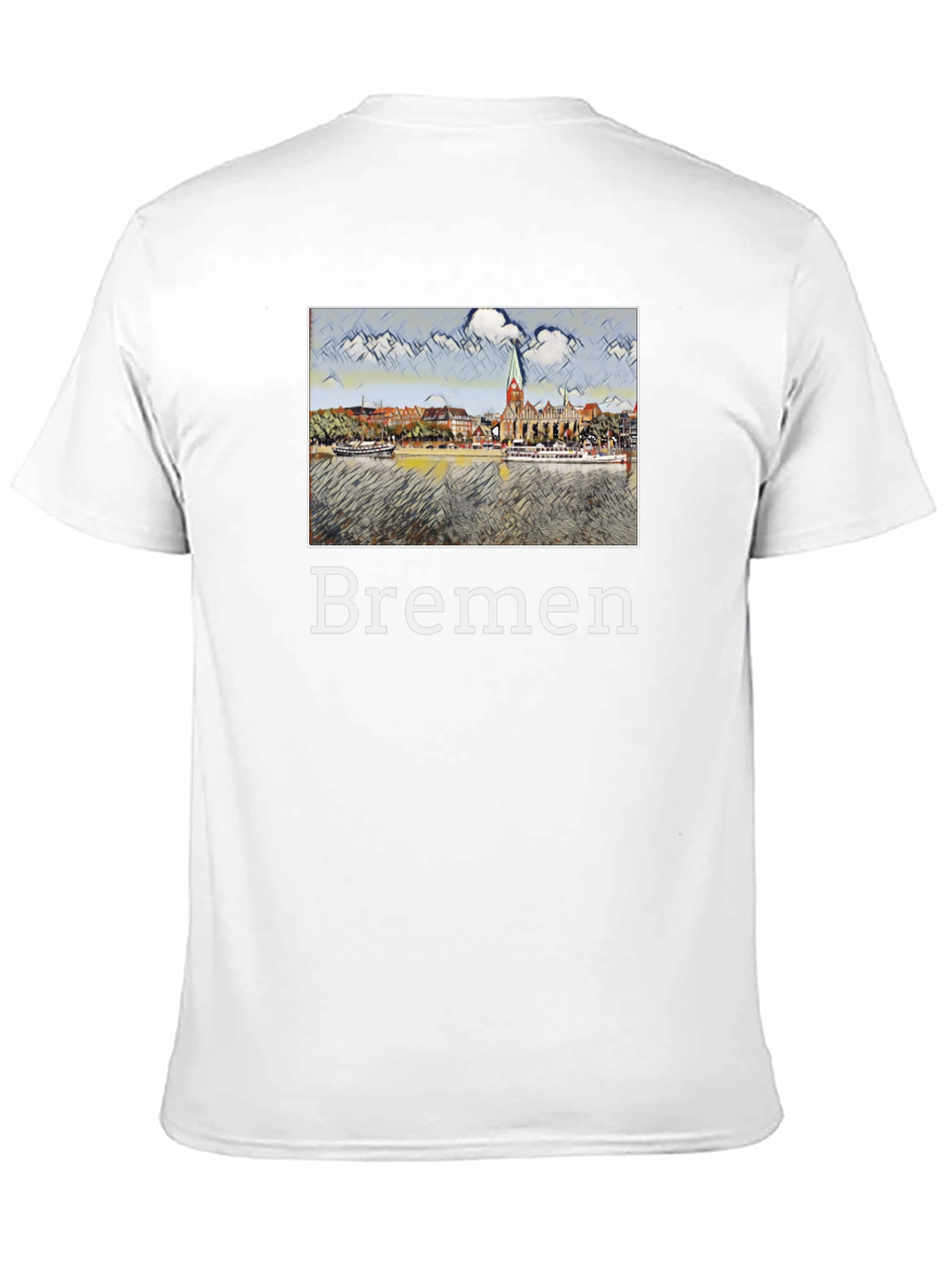 Bremen T-Shirt - Cityscape Graphic Tee