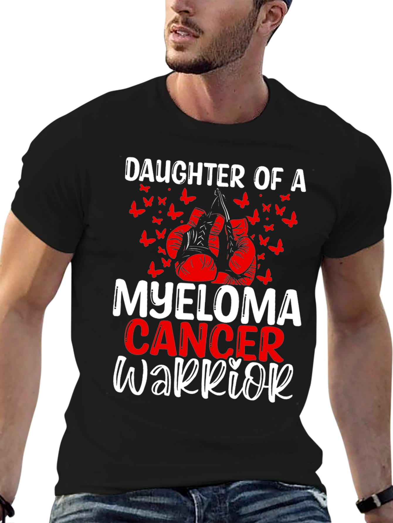 Myeloma Cancer Warrior Daughter T-Shirt