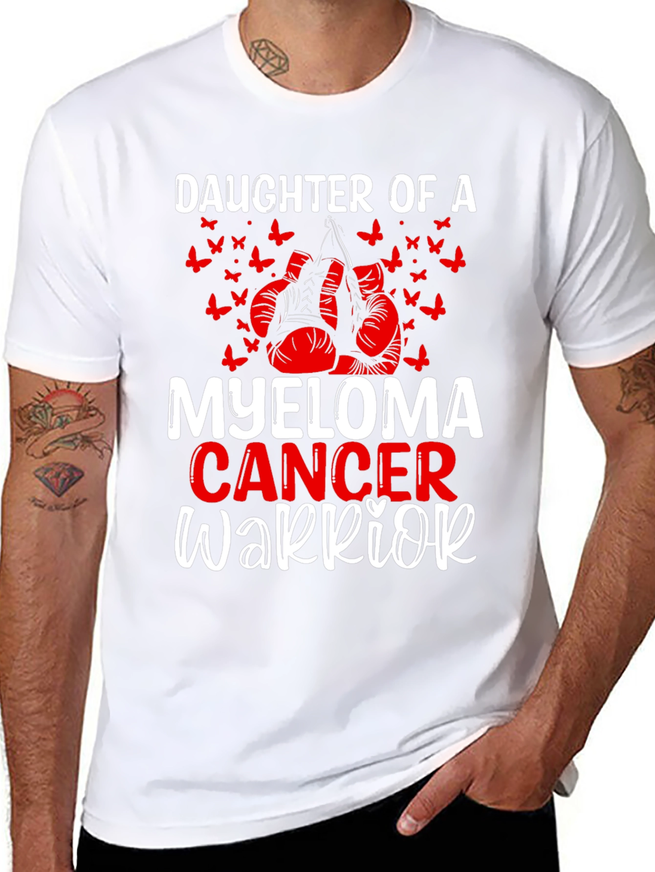 Myeloma Cancer Warrior Daughter T-Shirt