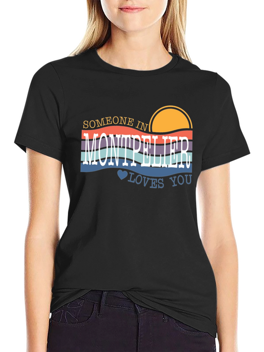 Montpellier Love Graphic Tee - Retro Style