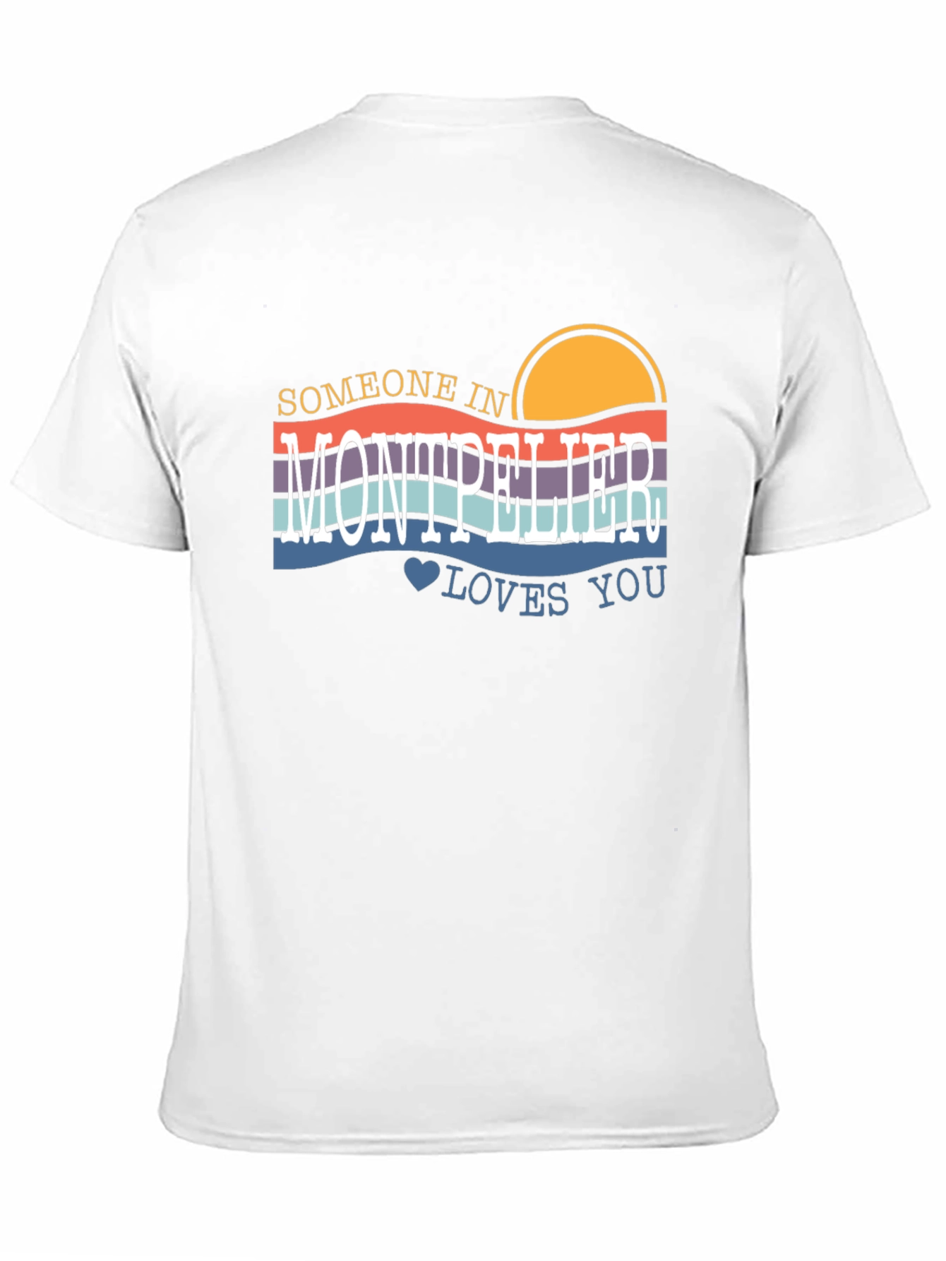 Montpellier Love Graphic Tee - Retro Style