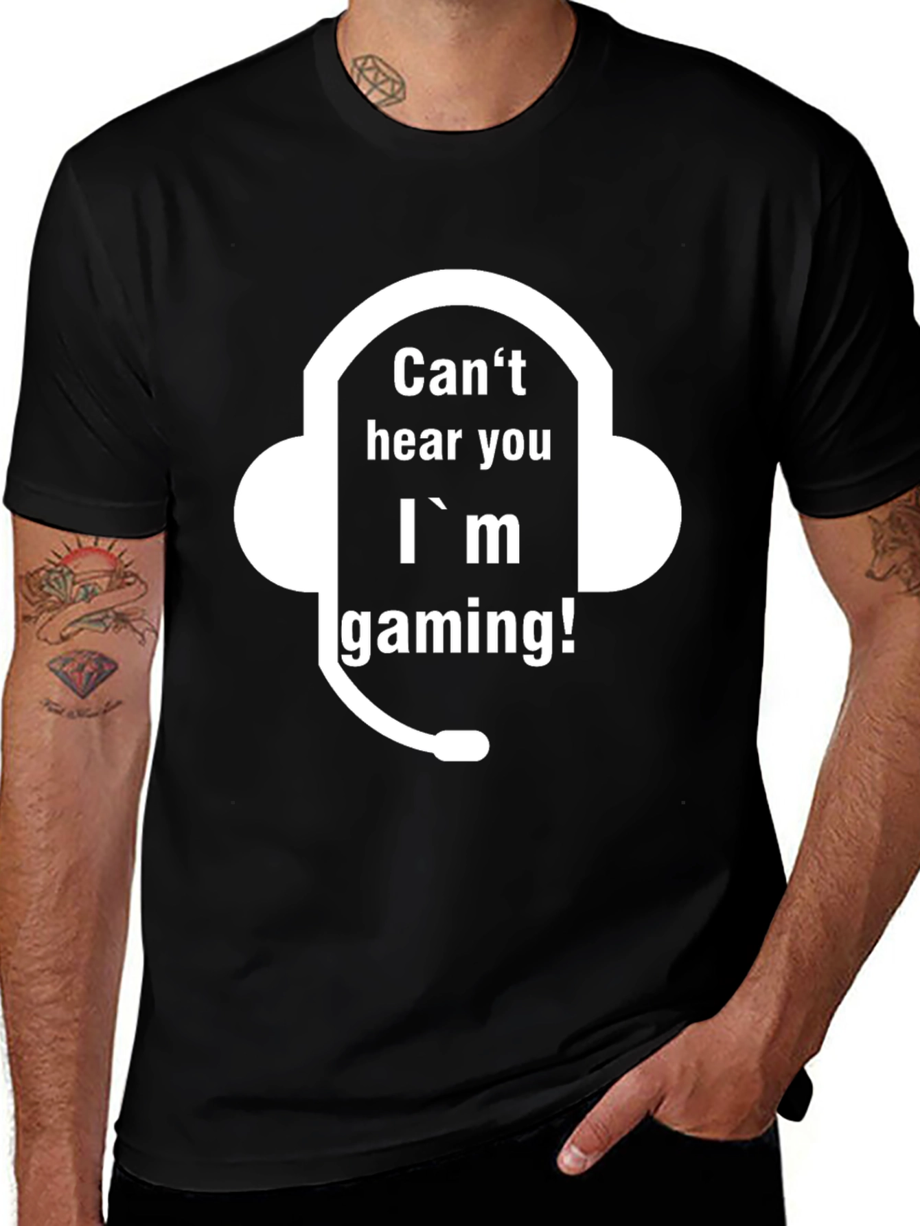 Cant Hear You Im Gaming T-Shirt
