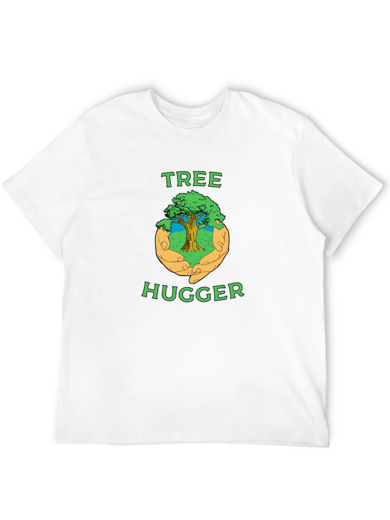 Tree Hugger Graphic T-Shirt - Eco-Friendly Tee
