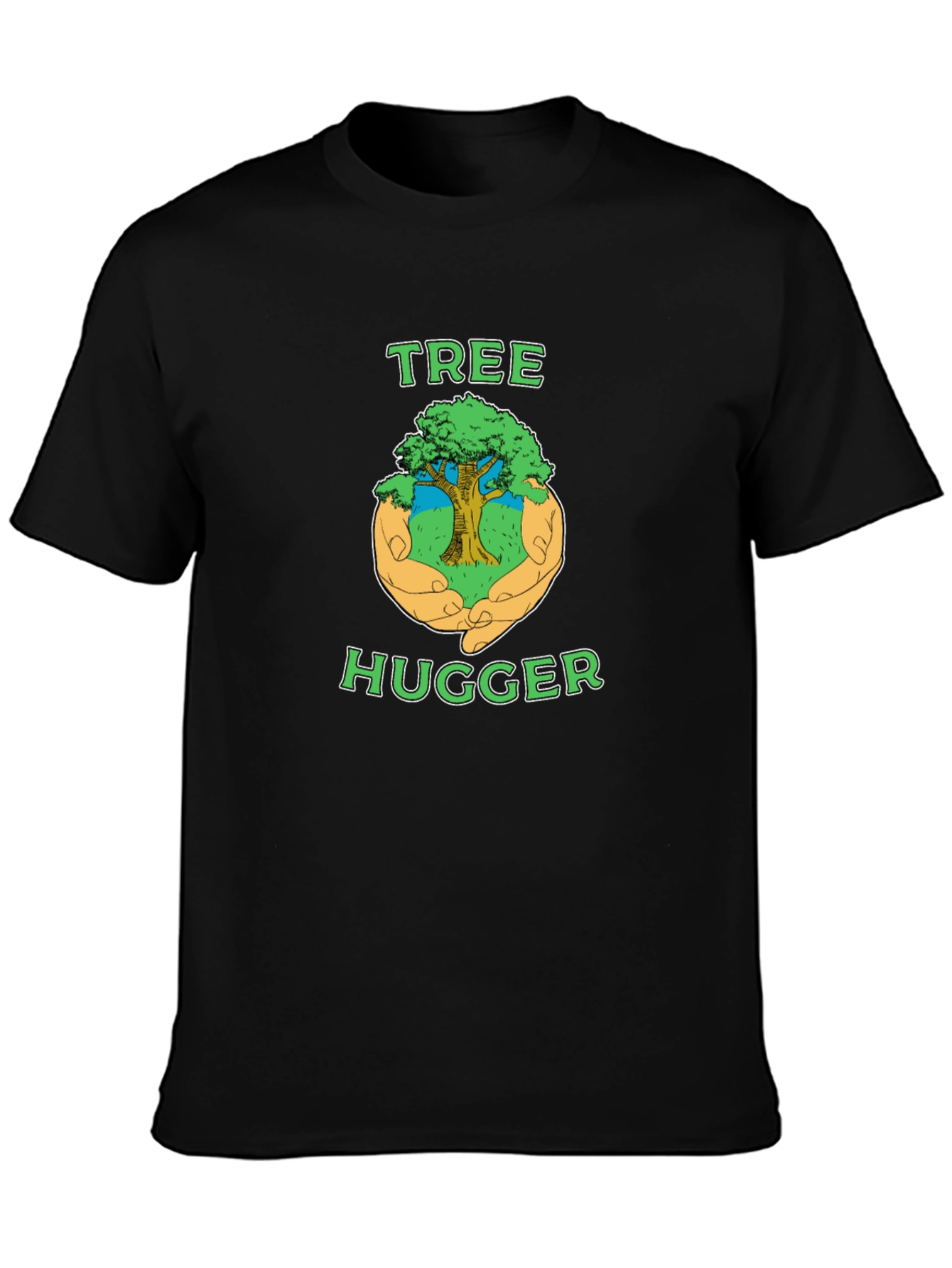 Tree Hugger Graphic T-Shirt - Eco-Friendly Tee
