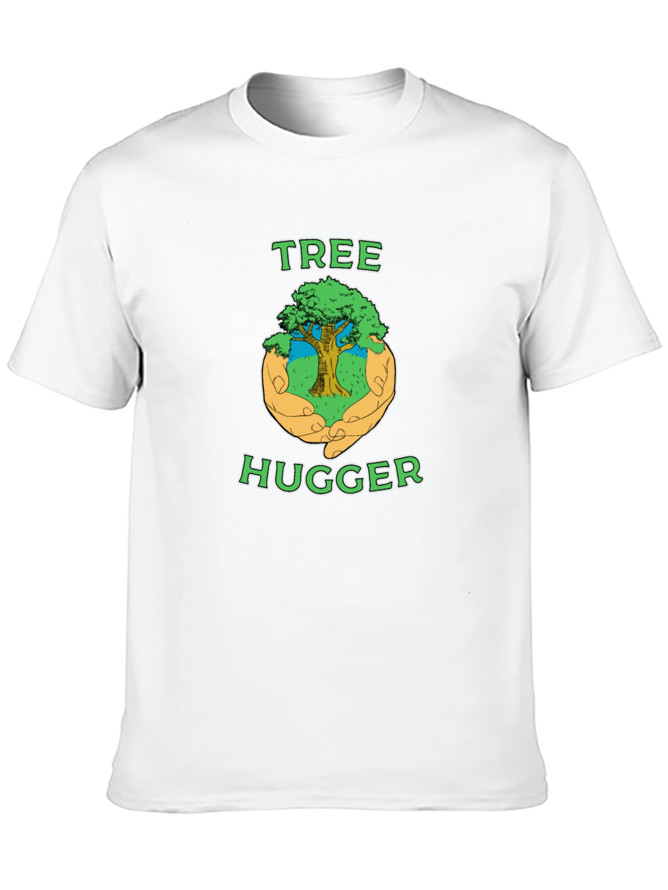 Tree Hugger Graphic T-Shirt - Eco-Friendly Tee