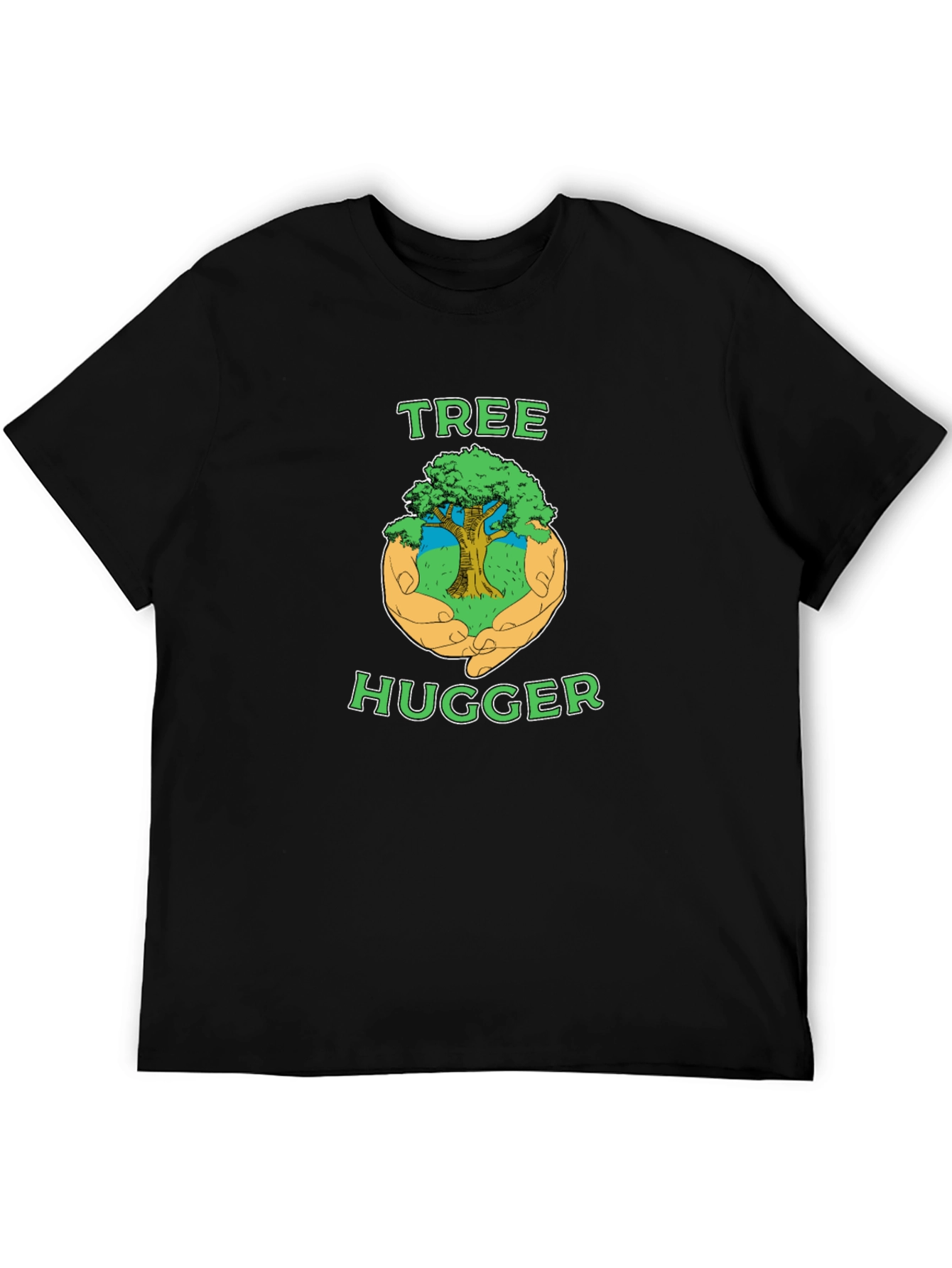 Tree Hugger Graphic T-Shirt - Eco-Friendly Tee