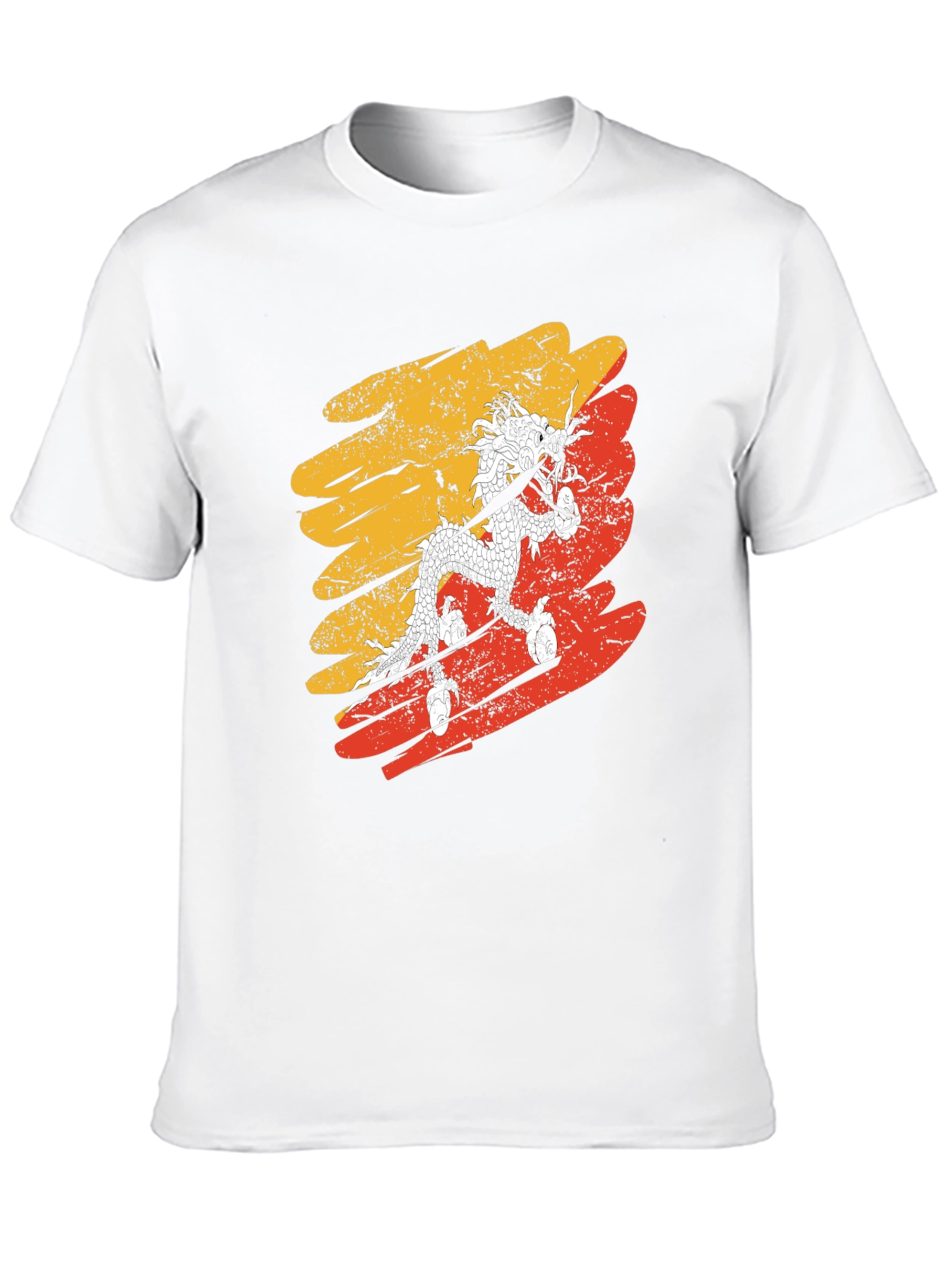 Bhutan Flag Dragon Graphic Tee