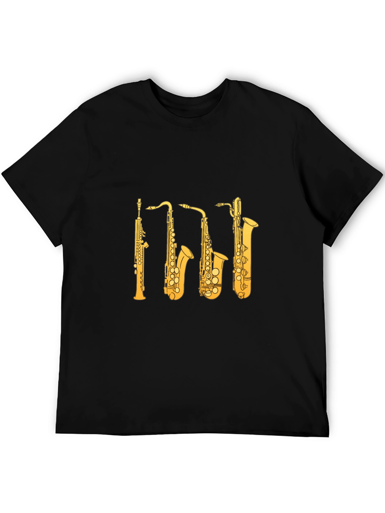 Saxophone Instrument Graphic T-Shirt