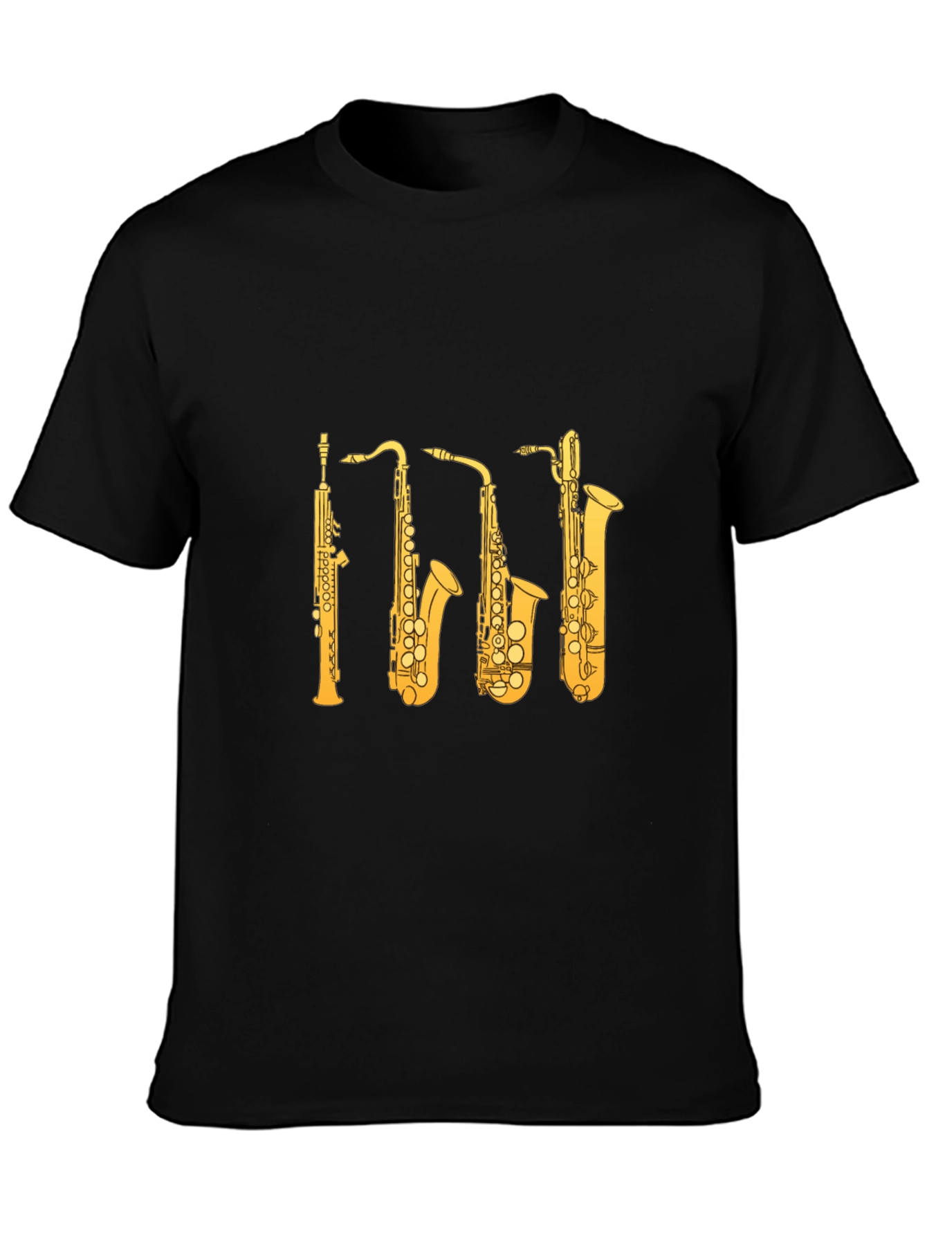 Saxophone Instrument Graphic T-Shirt