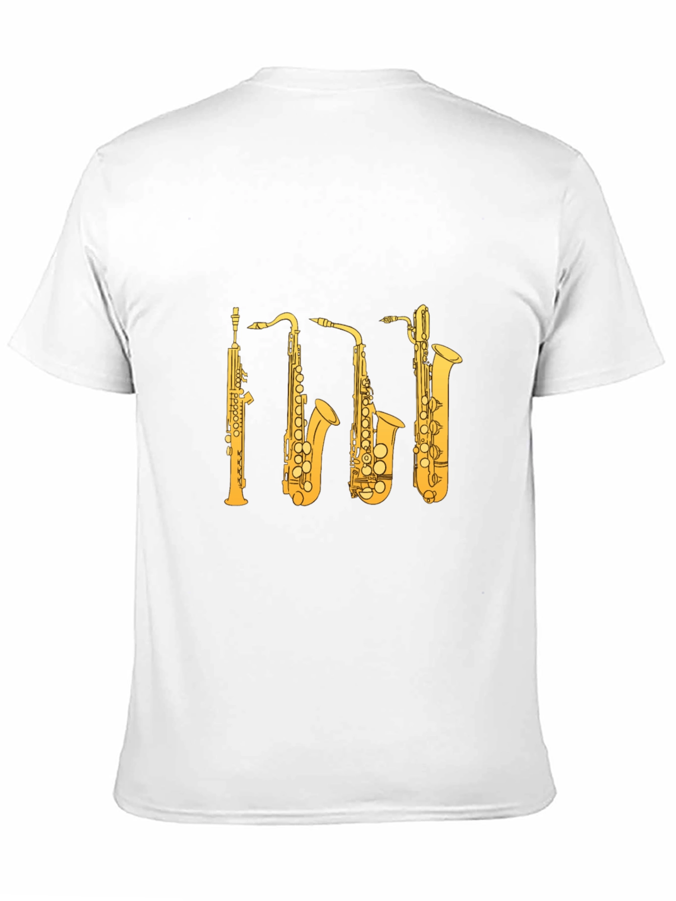 Saxophone Instrument Graphic T-Shirt