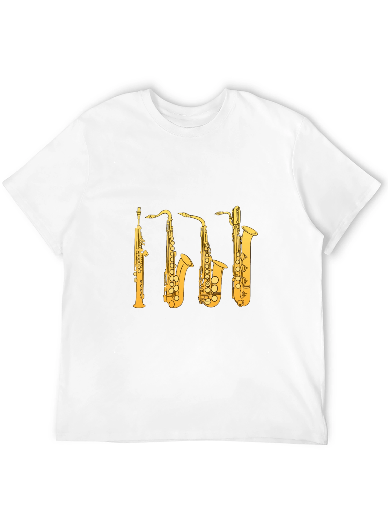 Saxophone Instrument Graphic T-Shirt