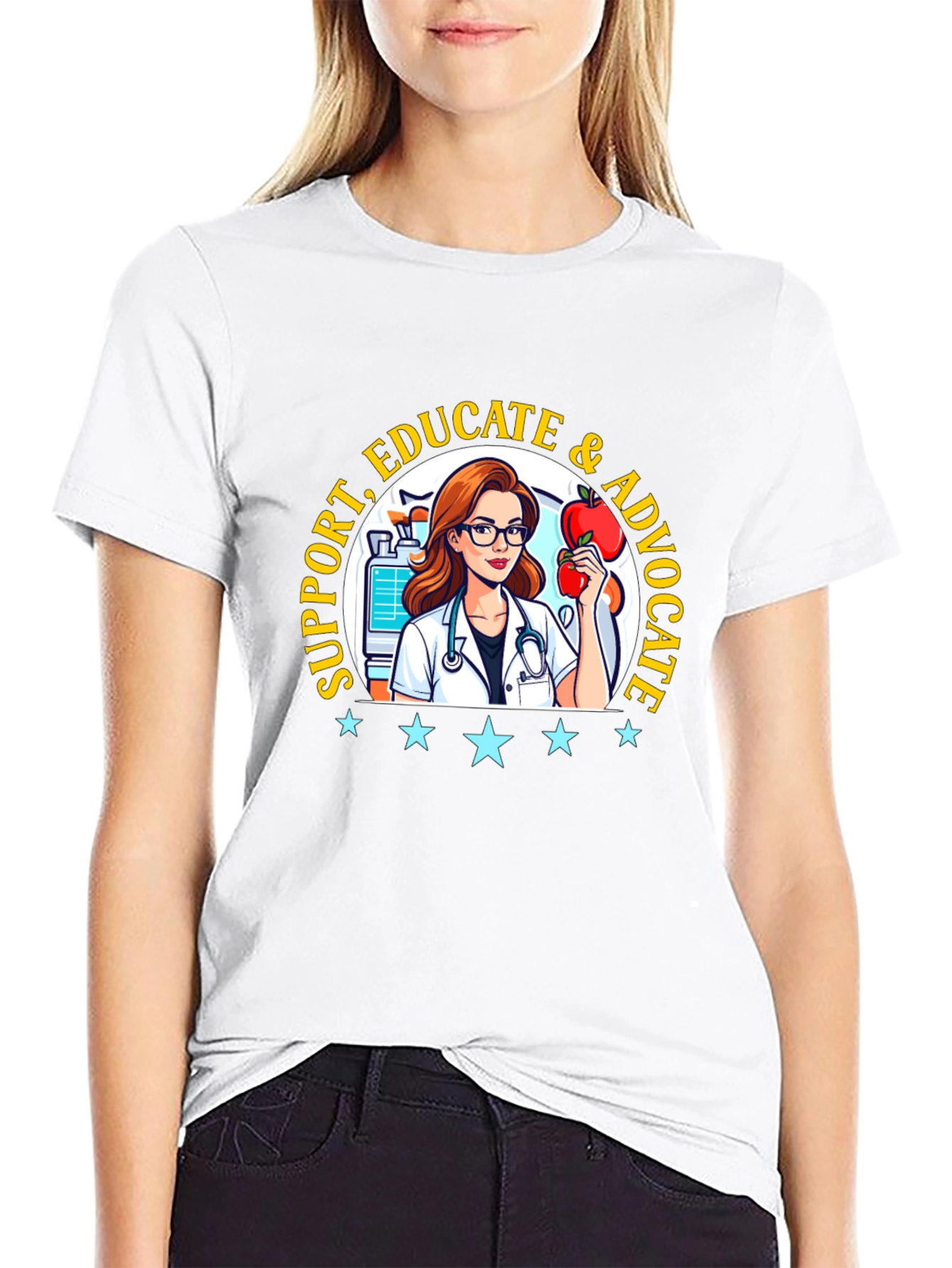 Support Educate Advocate Graphic Tee