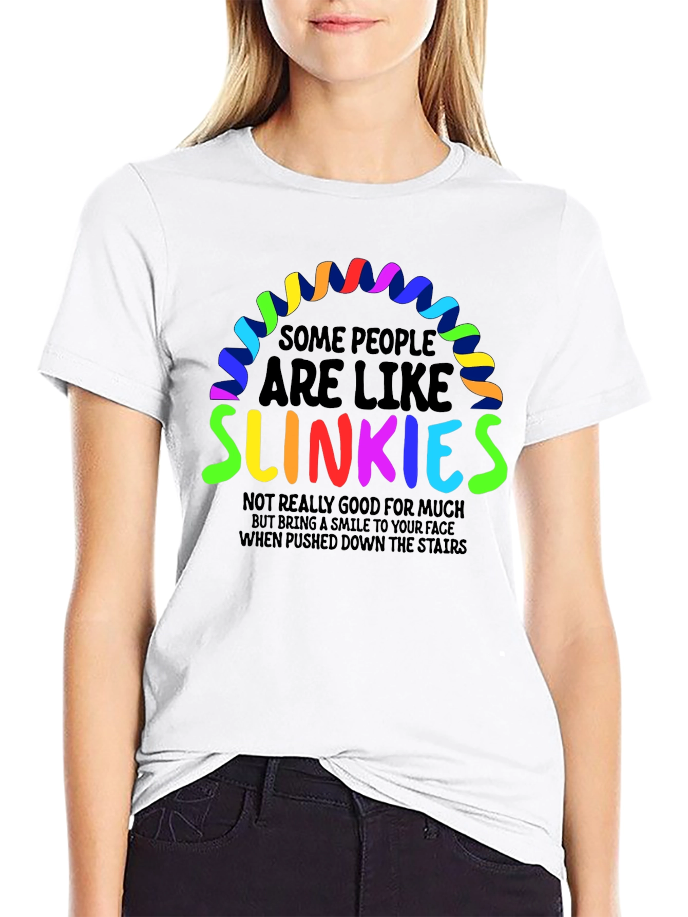 Slinkies Graphic Tee - Funny Quirky Humor T-Shirt