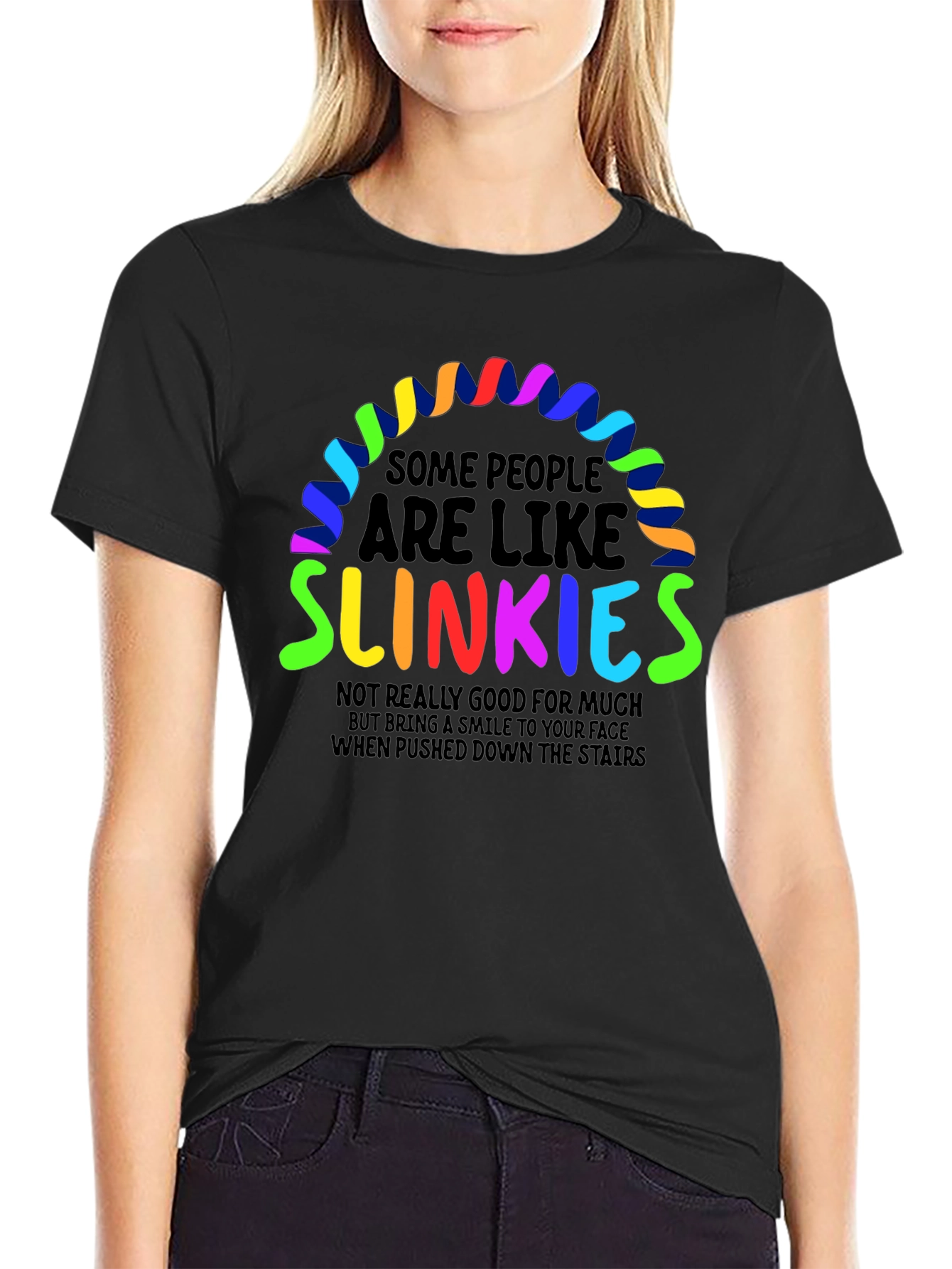 Slinkies Graphic Tee - Funny Quirky Humor T-Shirt