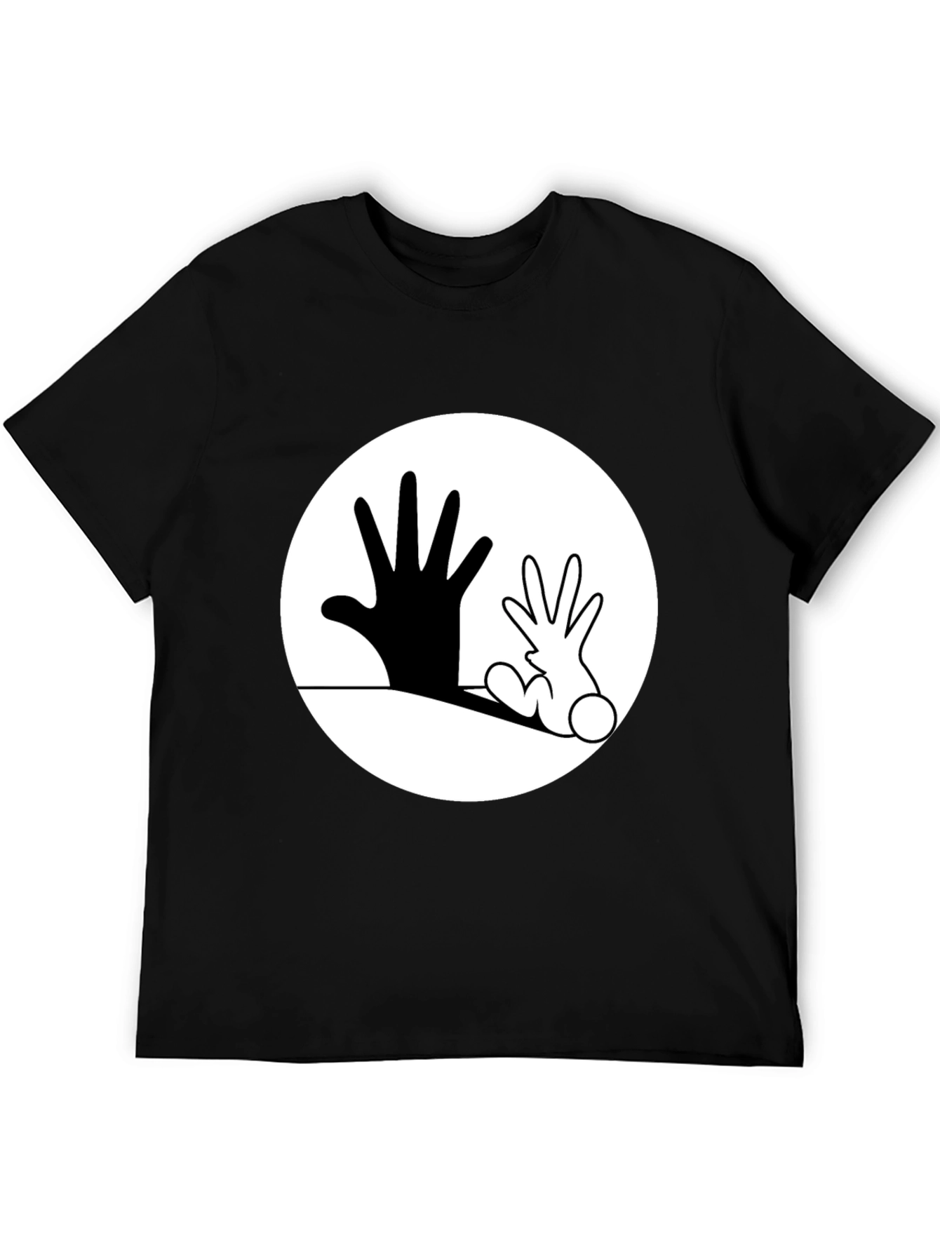 Hands Graphic Black T-Shirt