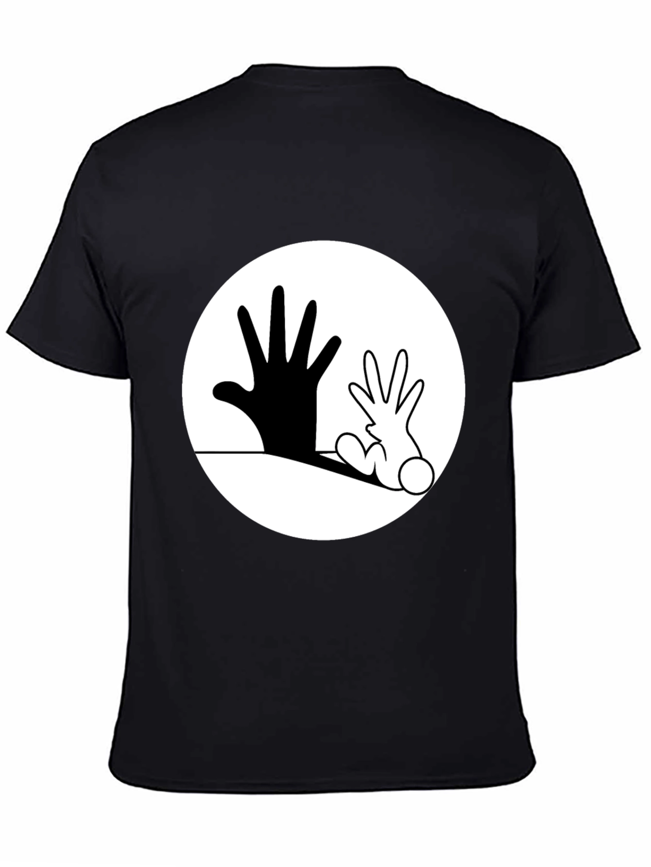 Hands Graphic Black T-Shirt