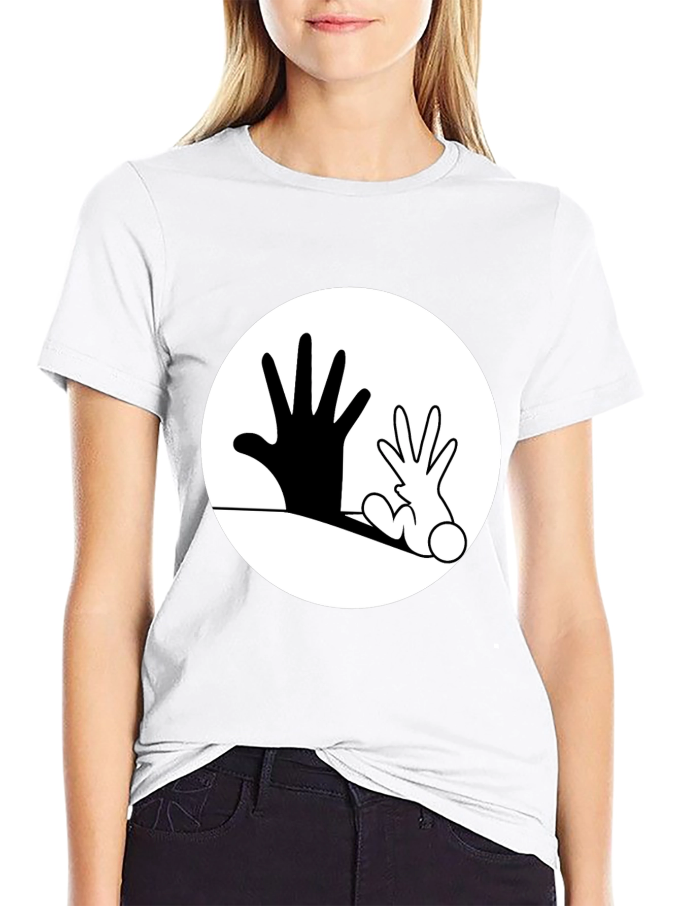 Hands Graphic Black T-Shirt