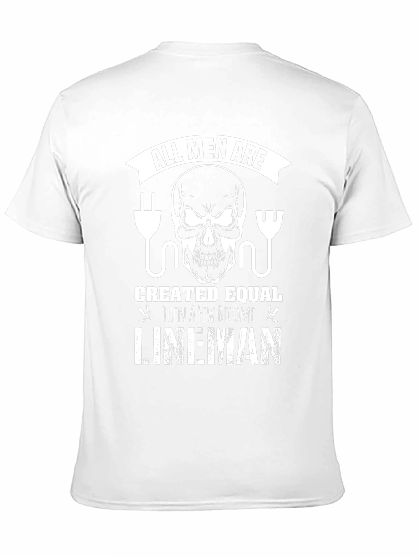 All Men Are Created Equal Lineman Graphic Tee