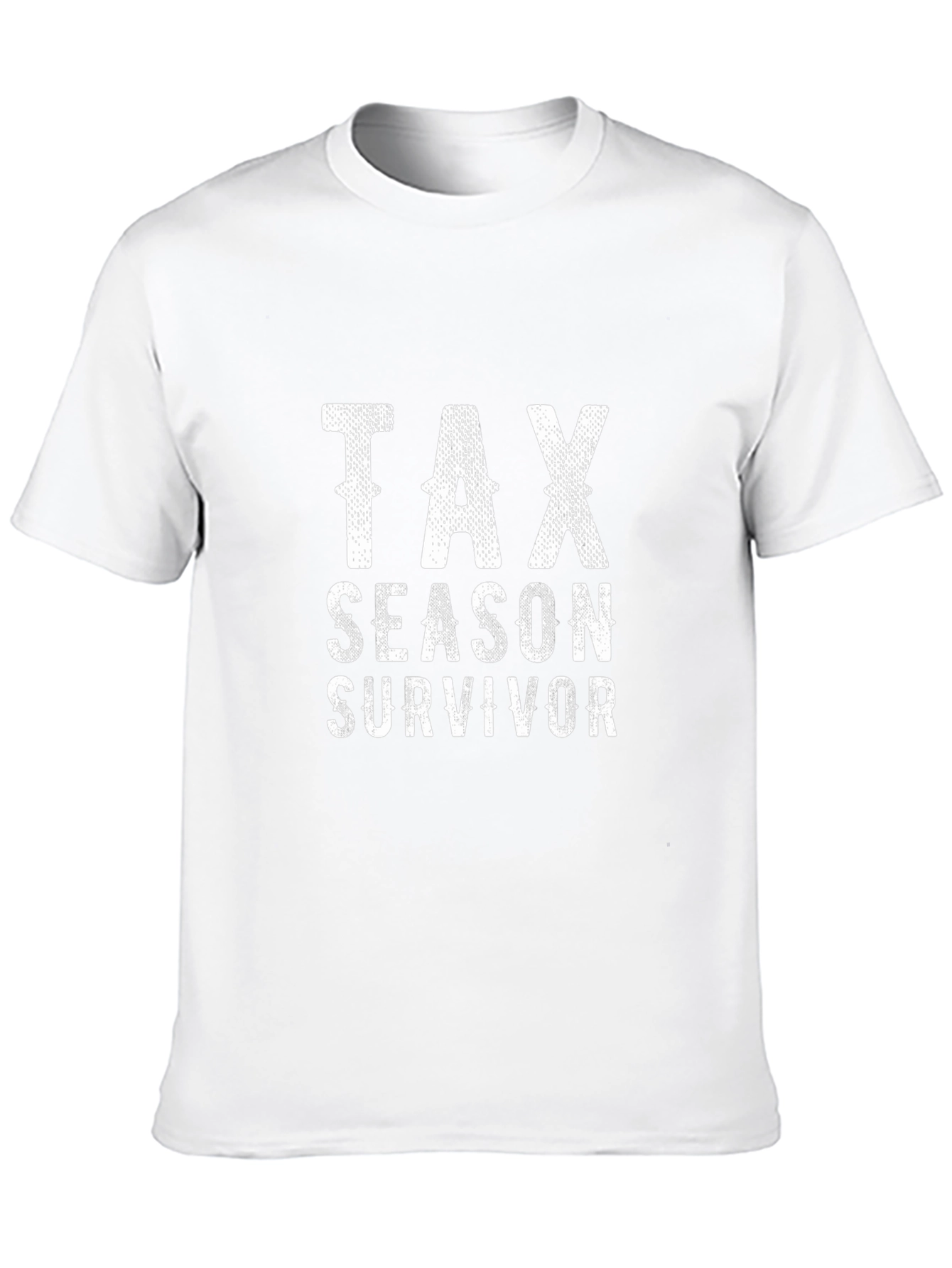 Tax Season Survivor Black Graphic Tee