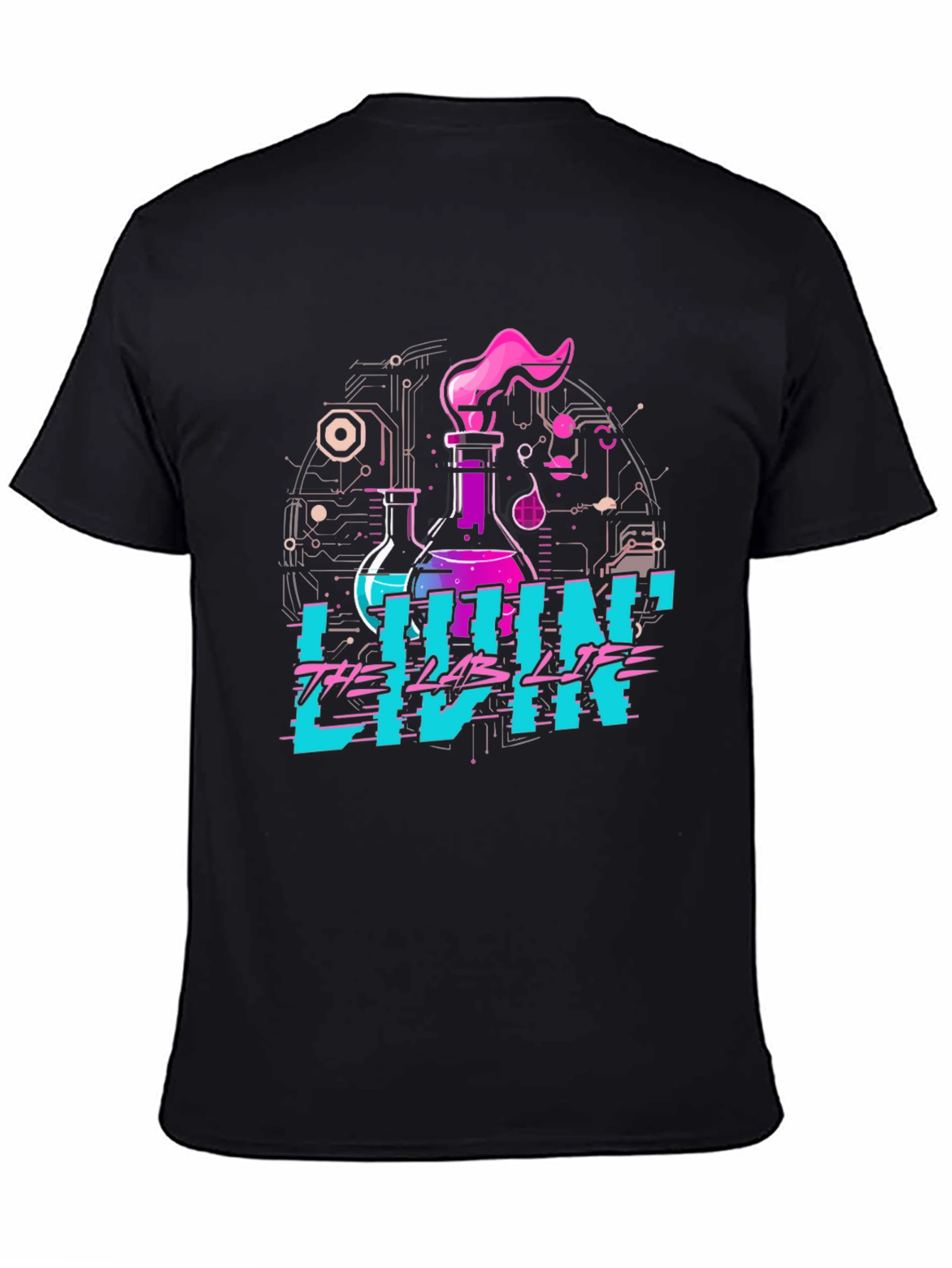 Livin the Lab Life Graphic Tee - Science T-Shirt