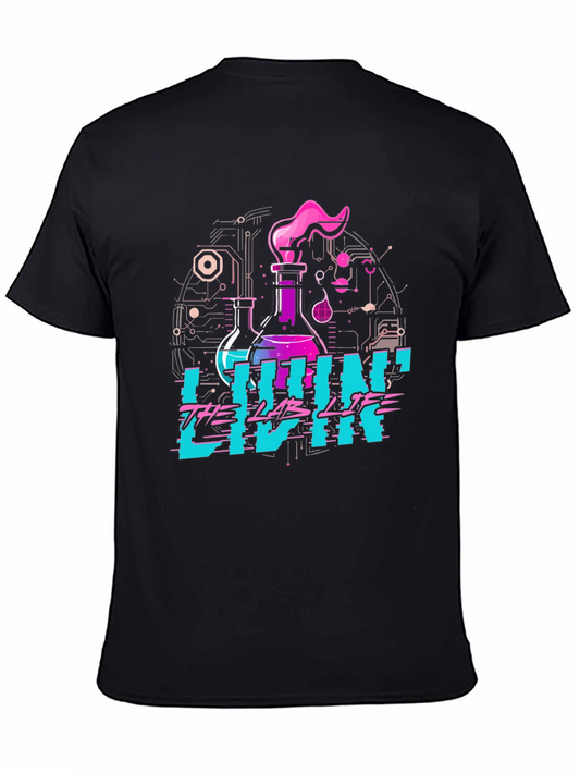 Livin the Lab Life Graphic Tee - Science T-Shirt
