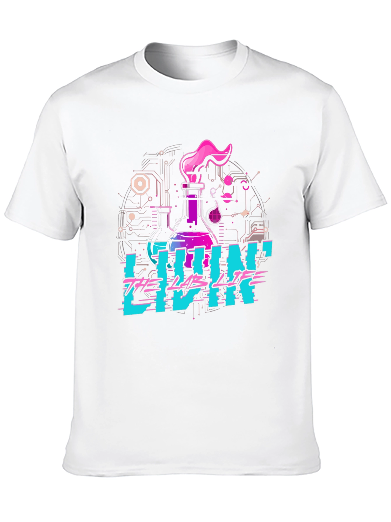 Livin the Lab Life Graphic Tee - Science T-Shirt