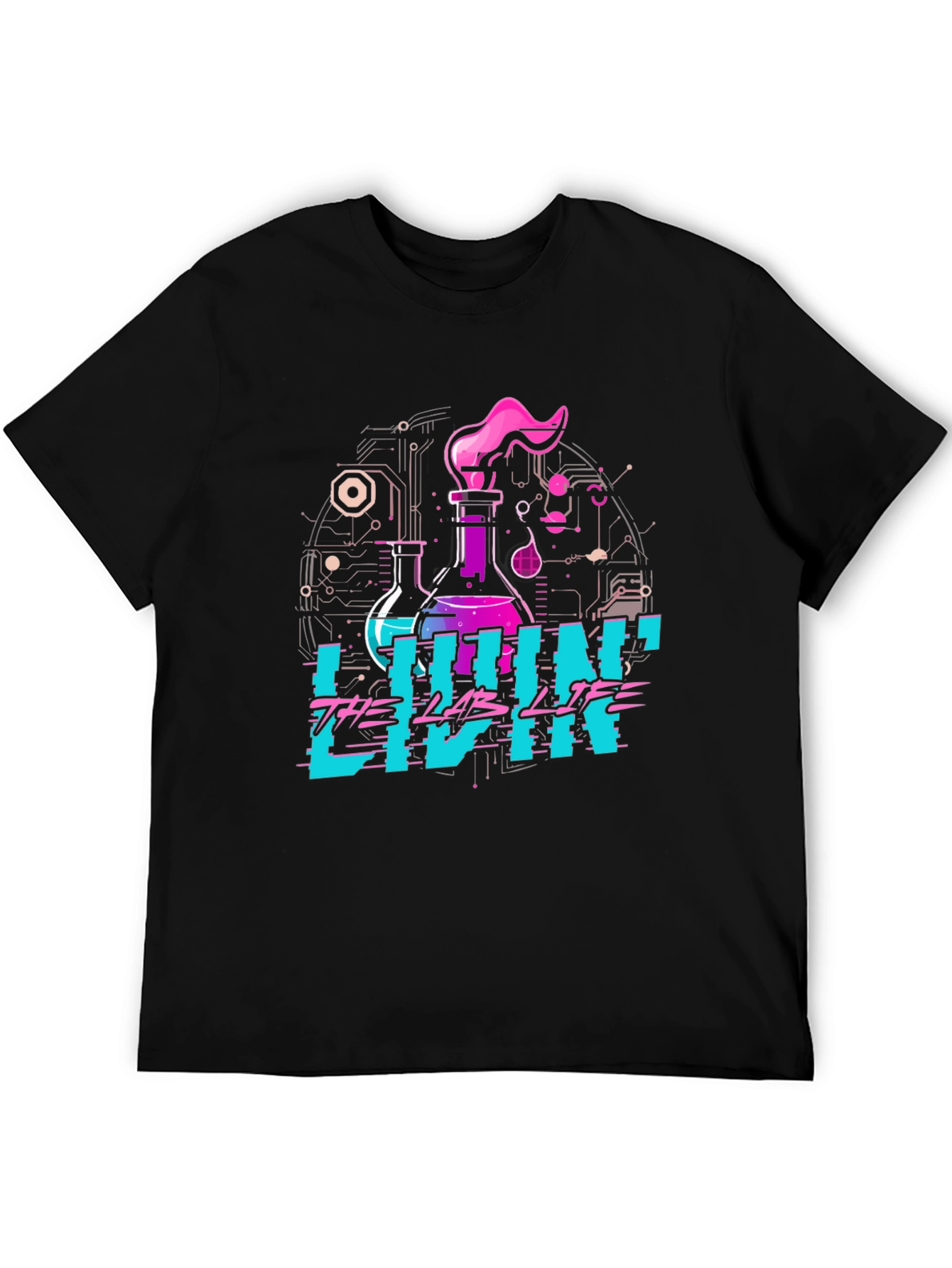 Livin the Lab Life Graphic Tee - Science T-Shirt