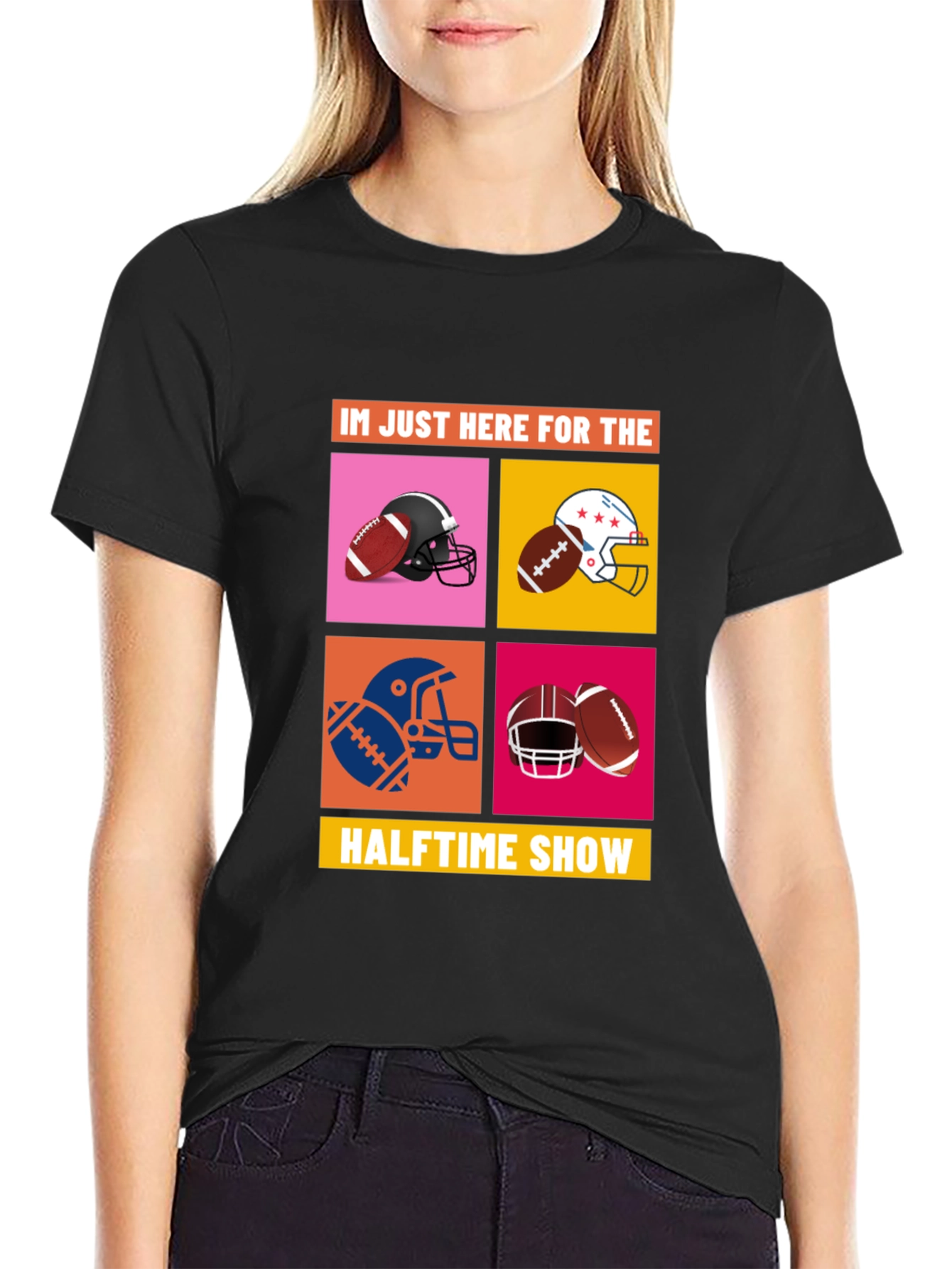 Halftime Show Football Graphic Tee
