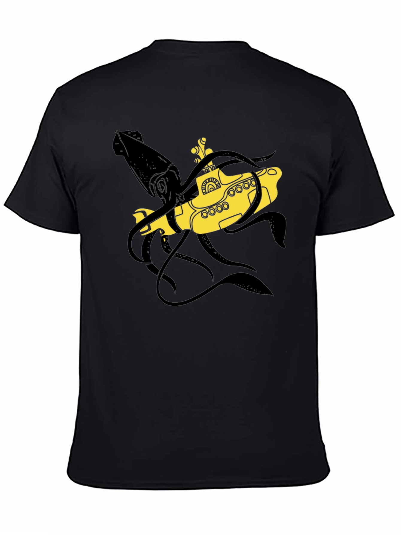 Yellow Submarine Kraken T-Shirt - Black