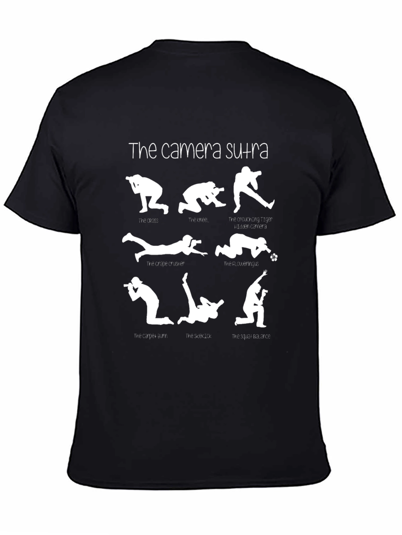 The Camera Sutra Black Graphic Tee