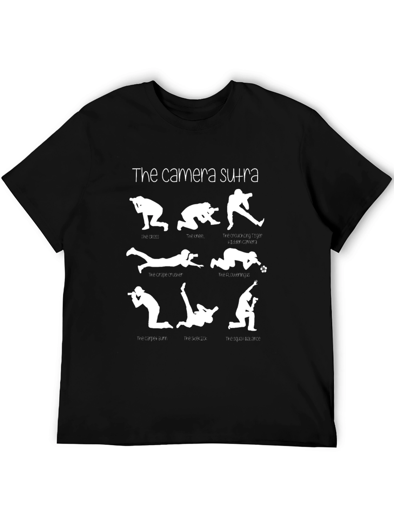 The Camera Sutra Black Graphic Tee