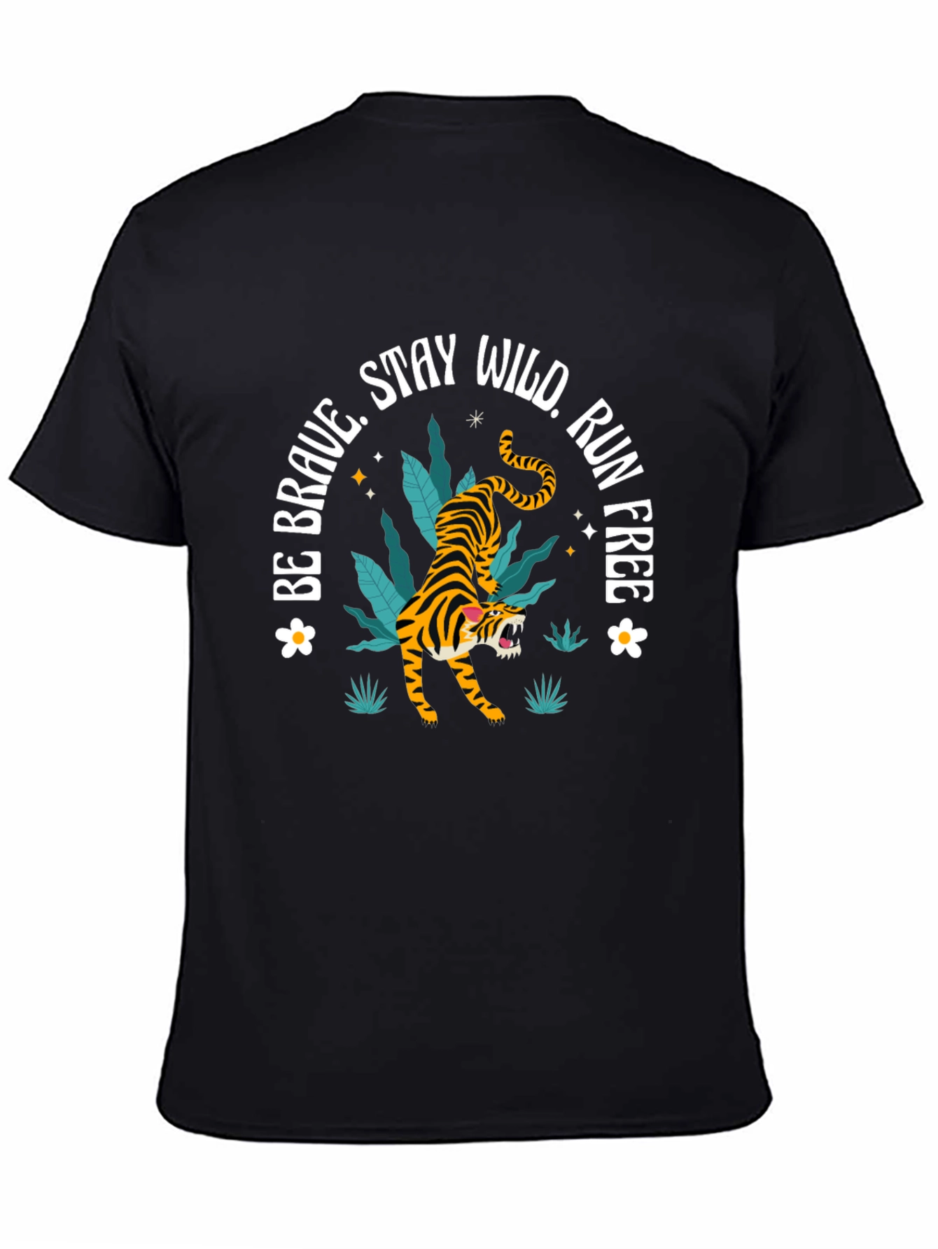 Be Brave Tiger Graphic Tee