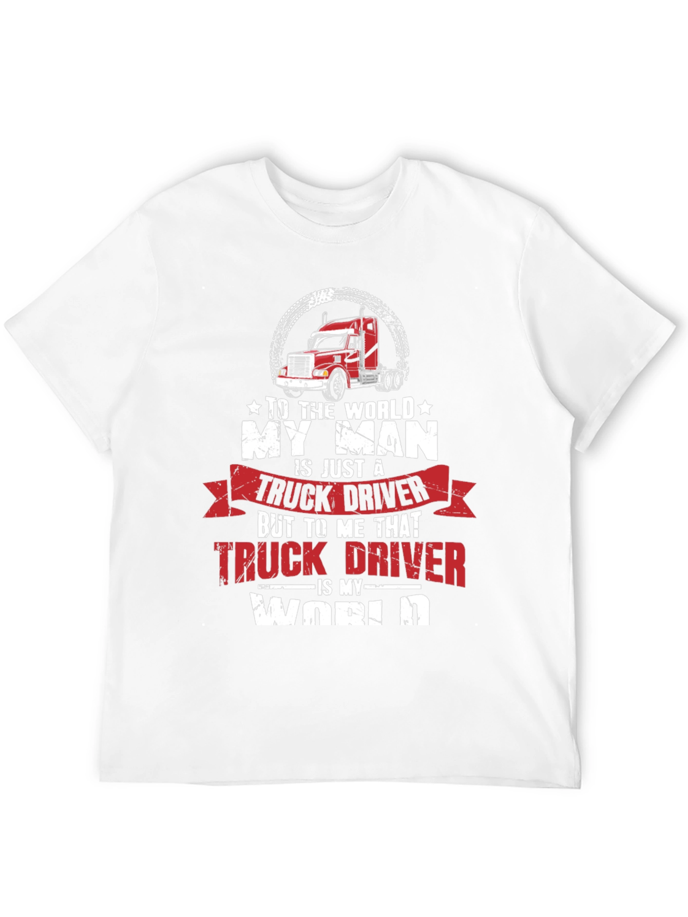 My Man Truck Driver Graphic T-Shirt