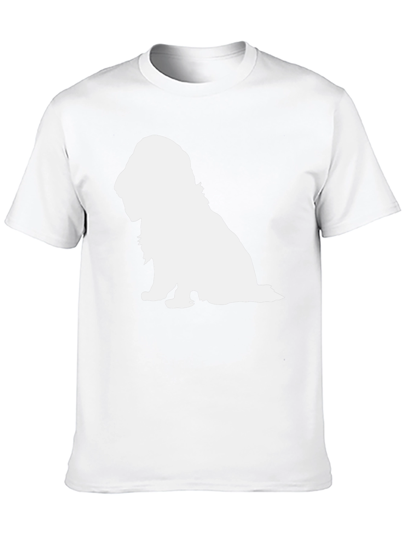 Dog Silhouette Black T-Shirt