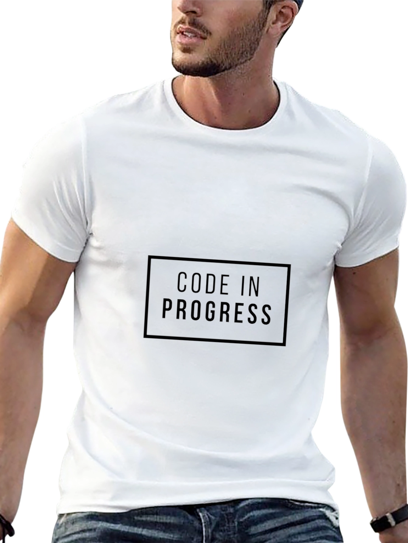 Code In Progress Black T-Shirt