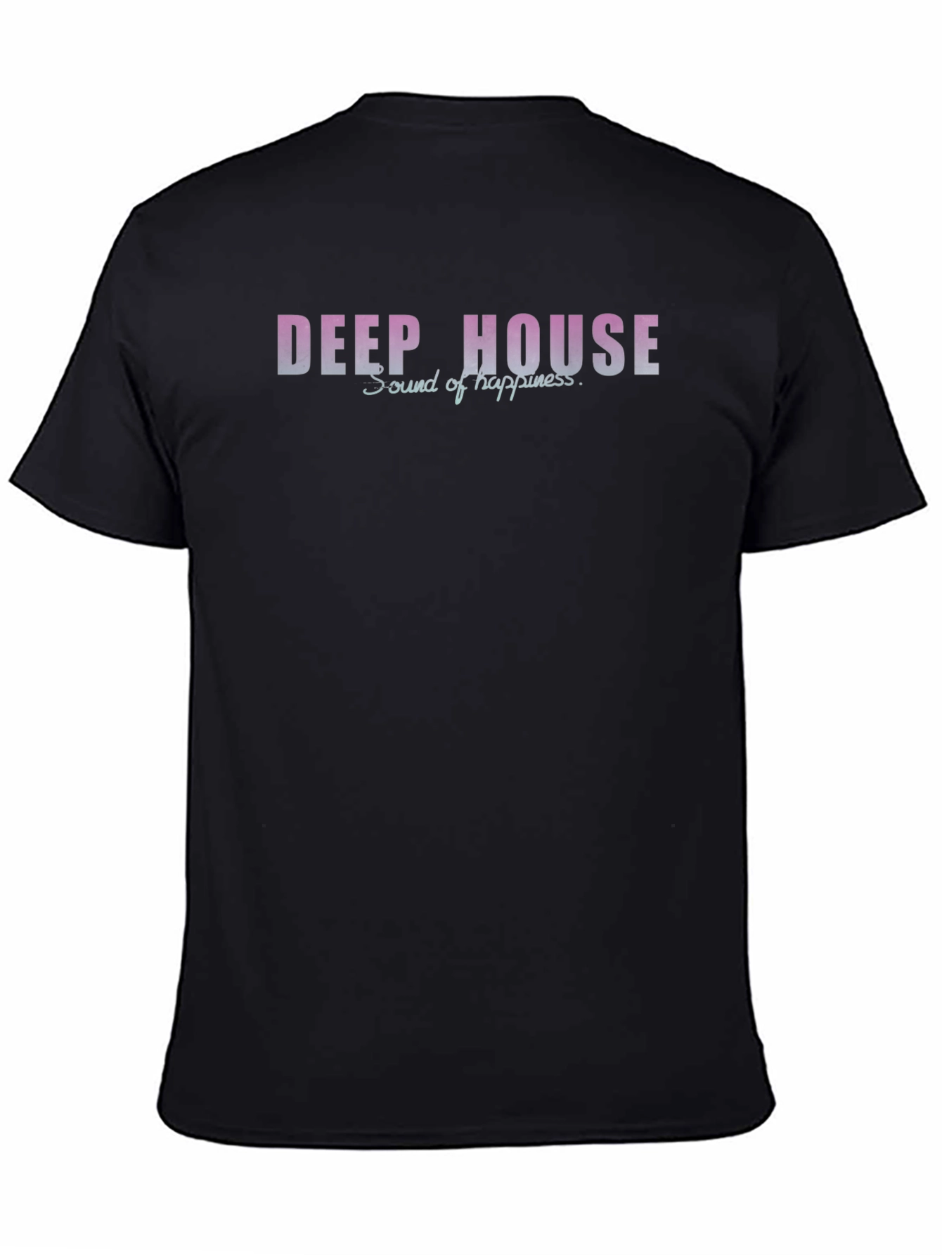 Deep House Music Graphic Print Mens T-Shirt