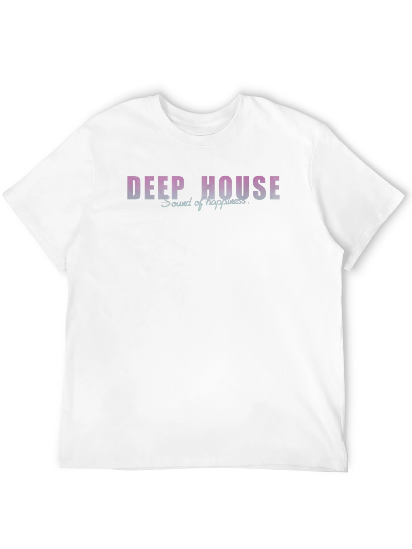 Deep House Music Graphic Print Mens T-Shirt