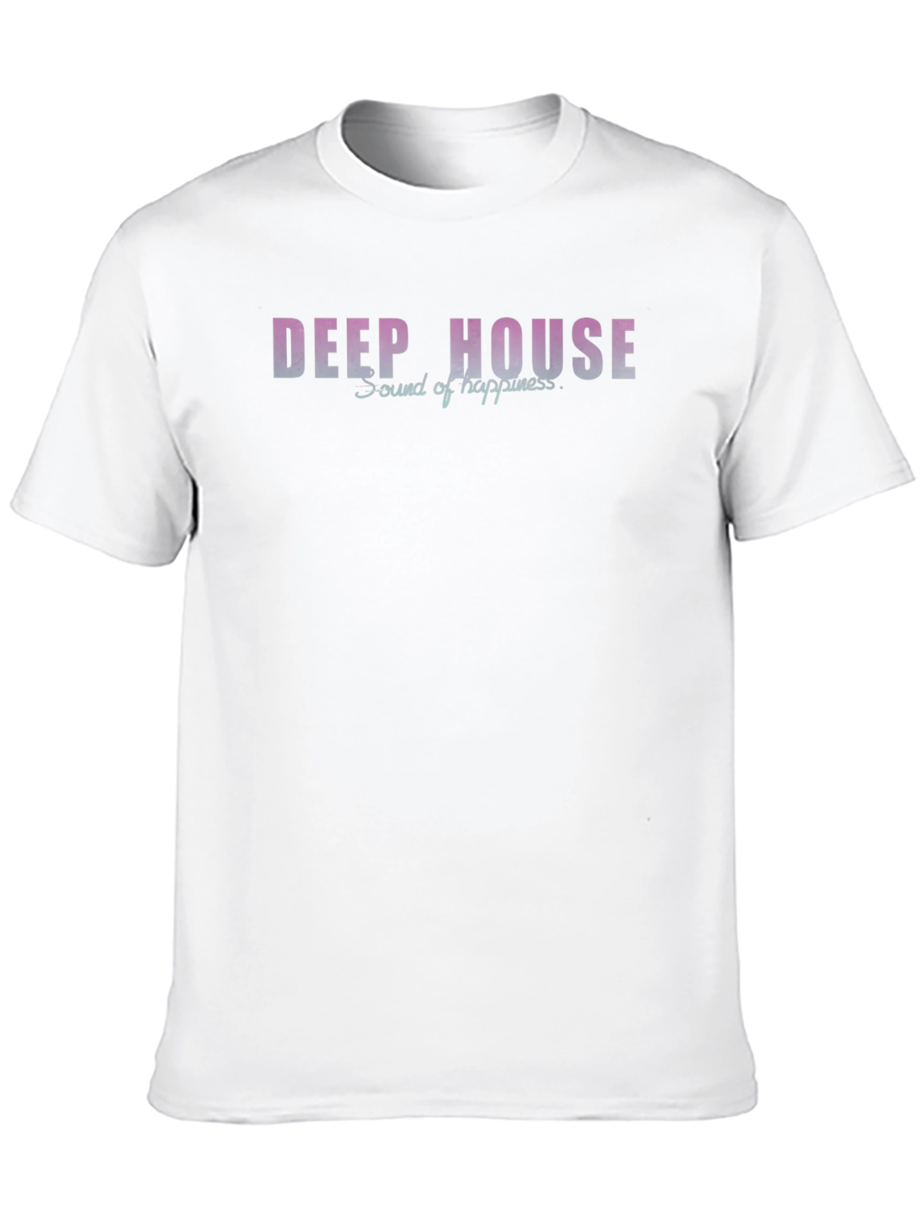 Deep House Music Graphic Print Mens T-Shirt