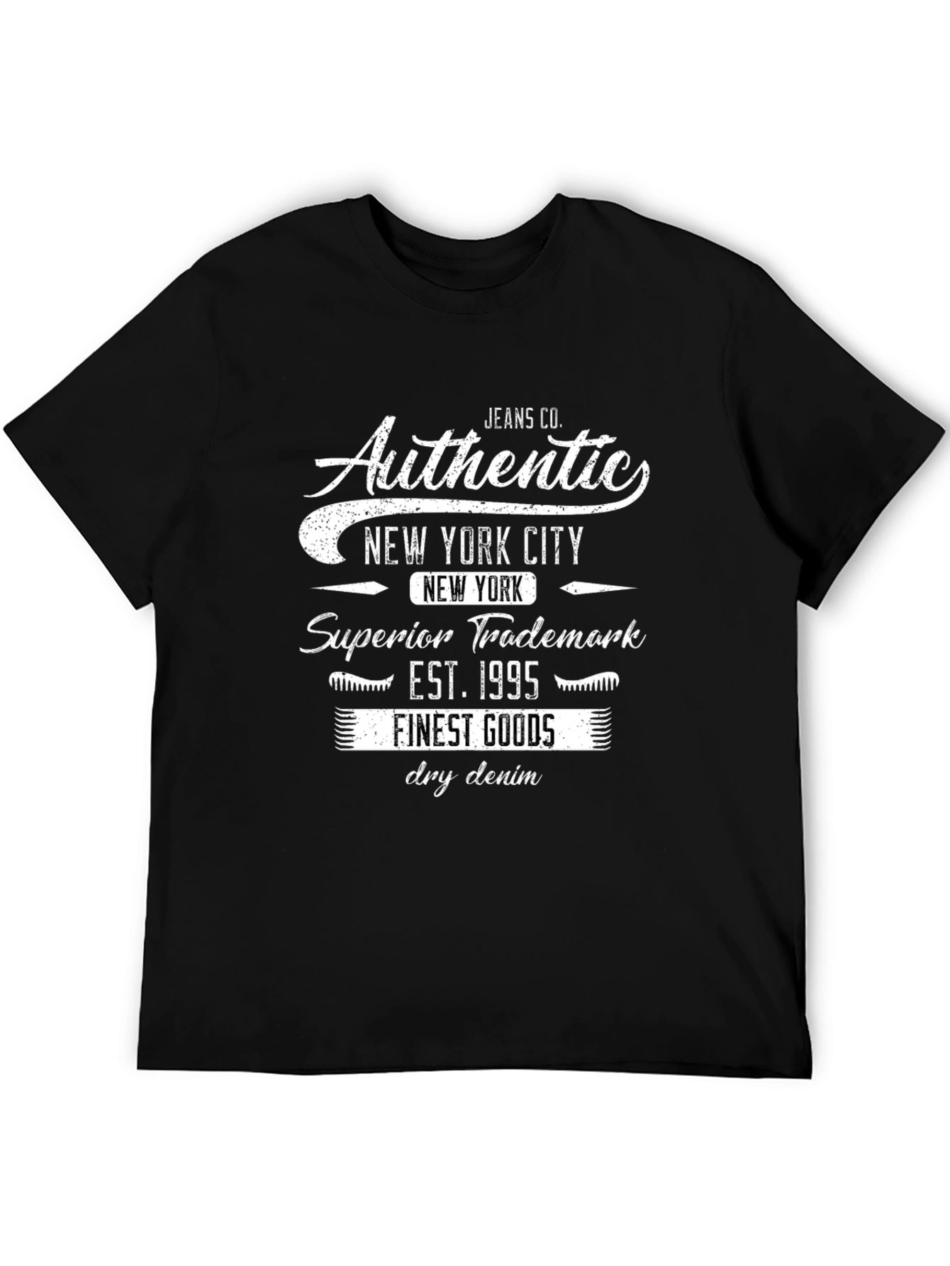 Mens Authentic New York City Graphic T-Shirt