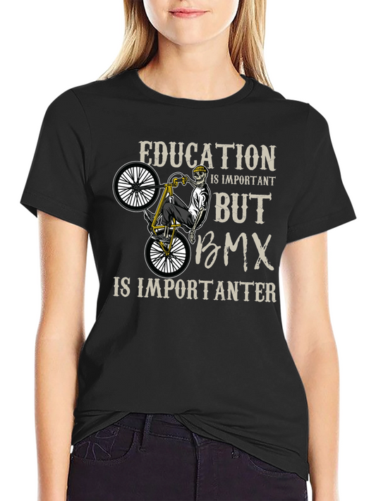 Education Important BMX Graphic Tee