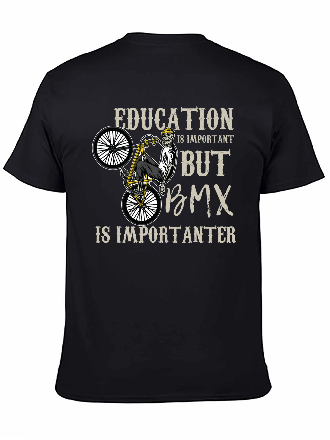 Education Important BMX Graphic Tee