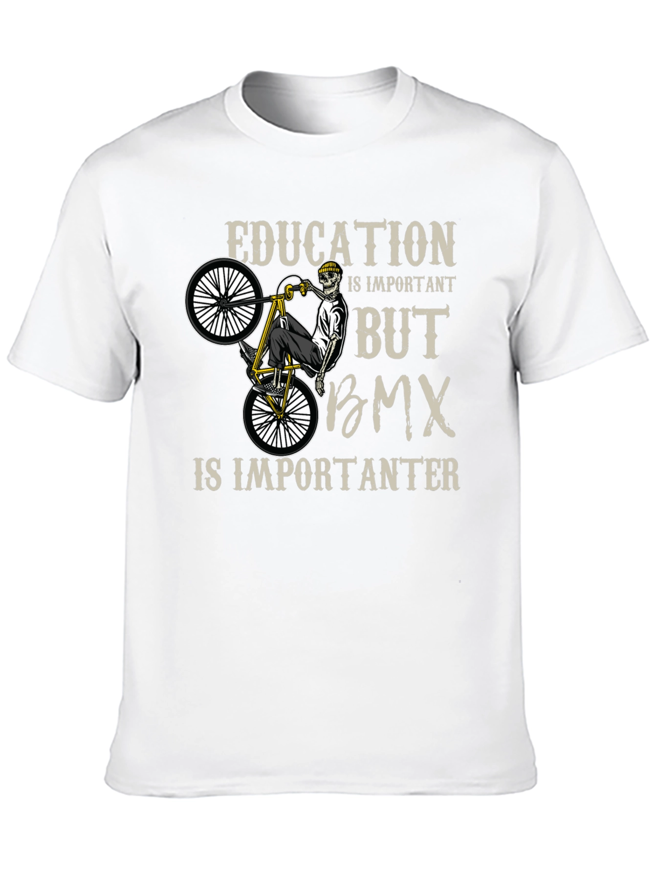 Education Important BMX Graphic Tee