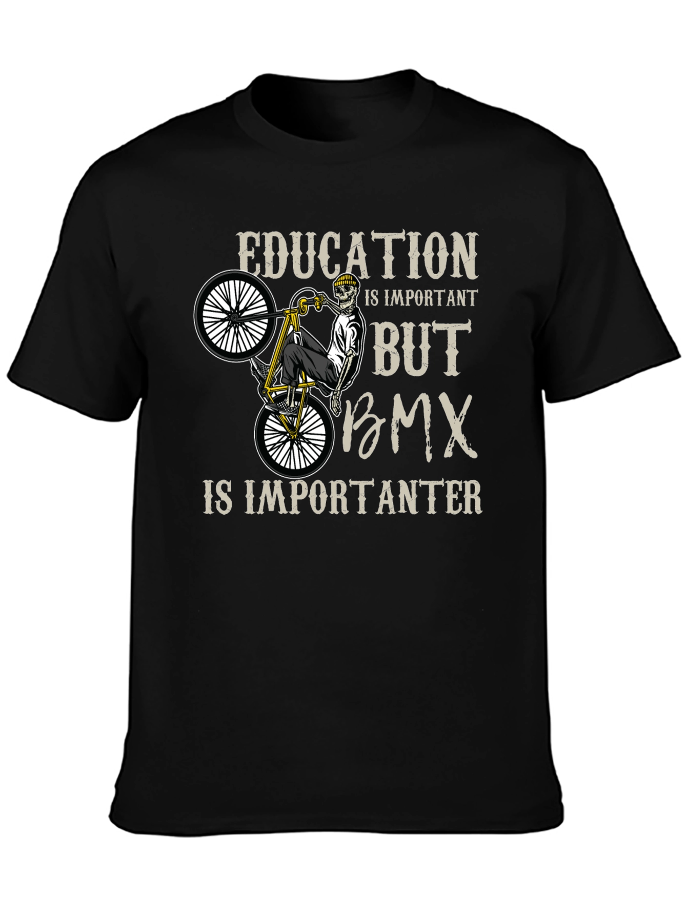 Education Important BMX Graphic Tee