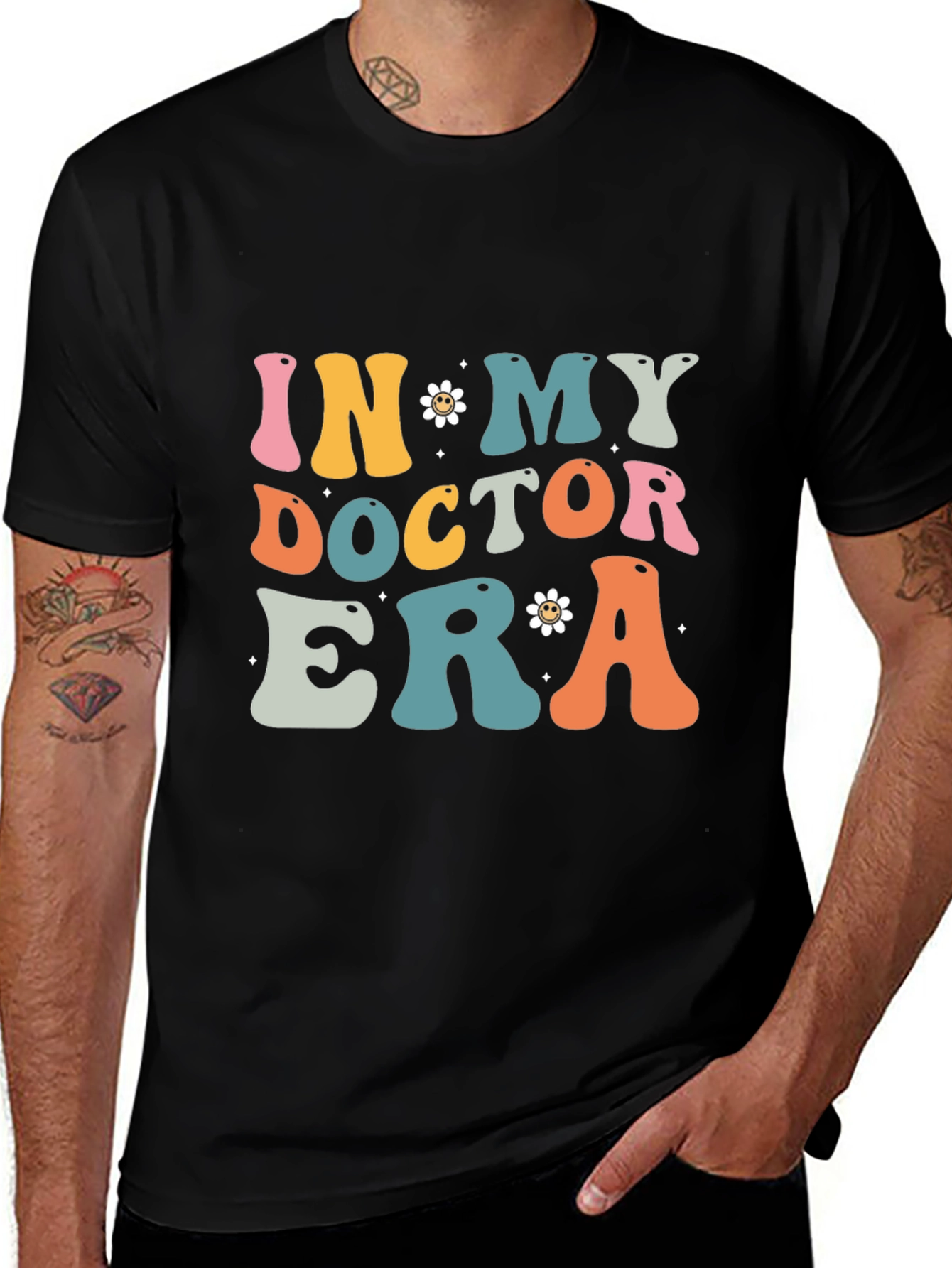 In My Doctor Era Black T-Shirt