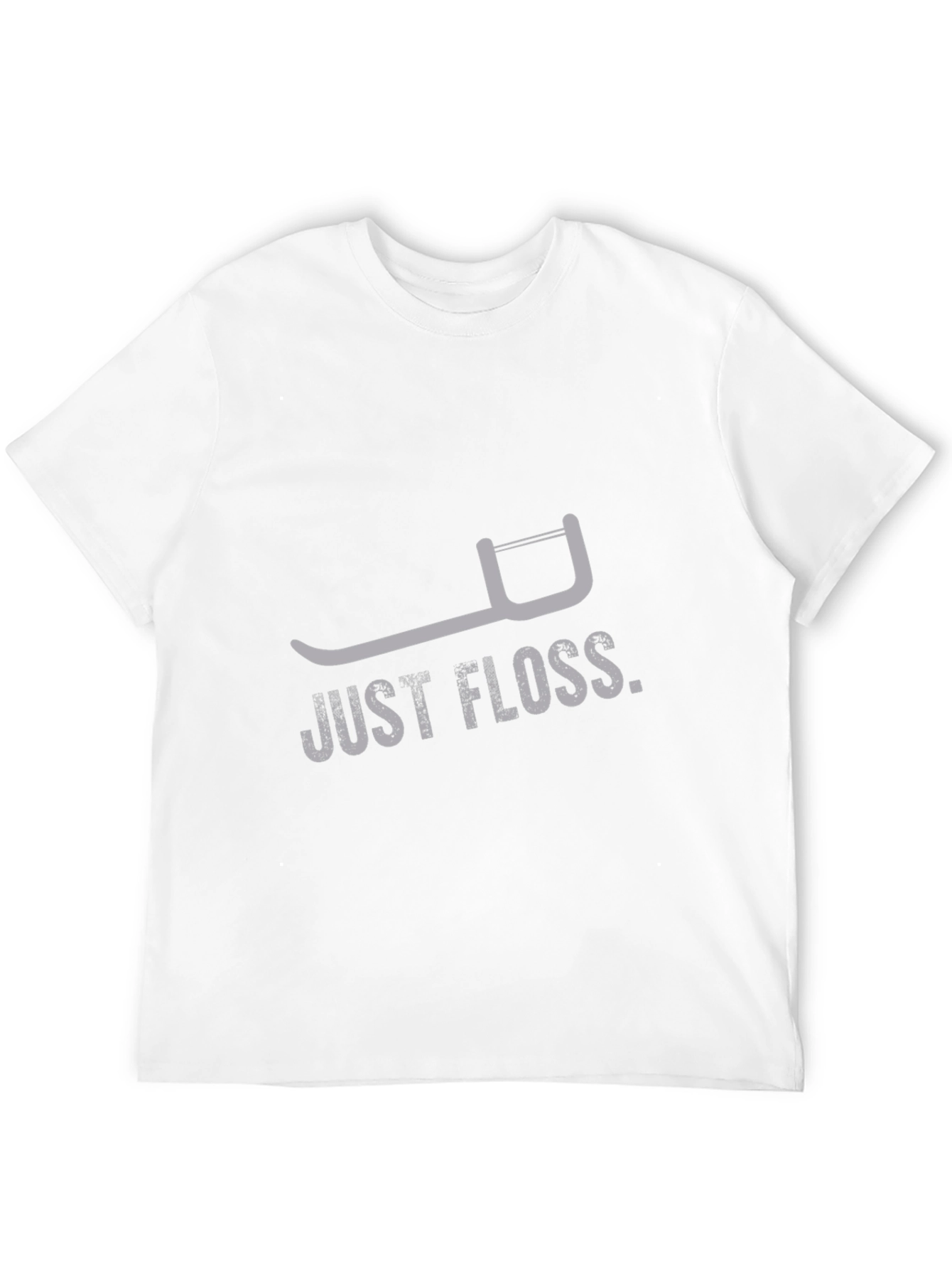 Just Floss Graphic T-Shirt - Oral Hygiene Reminder