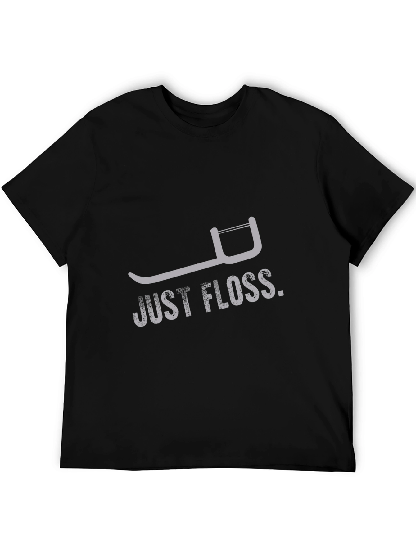 Just Floss Graphic T-Shirt - Oral Hygiene Reminder