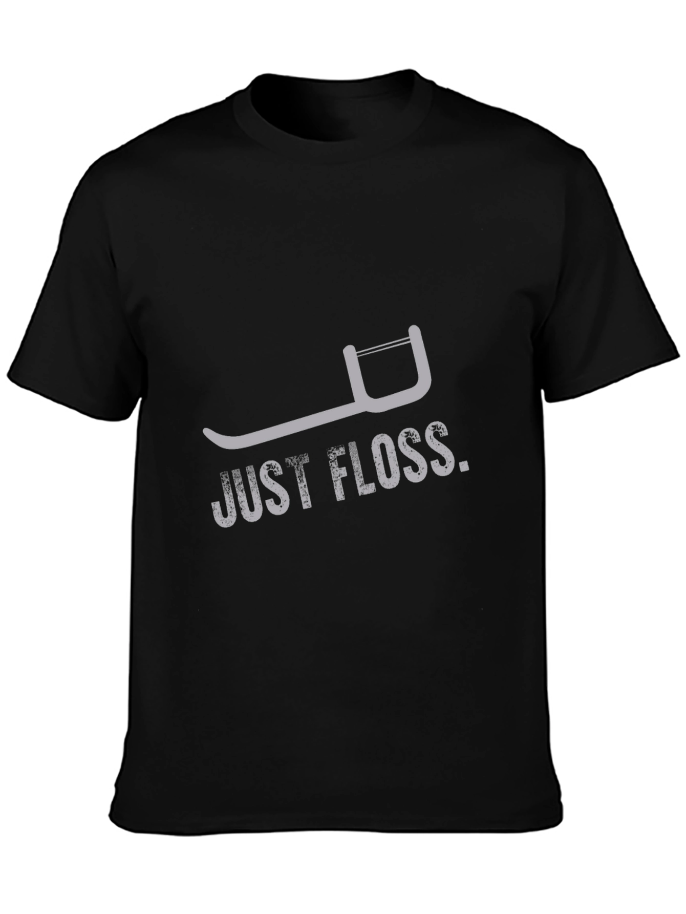 Just Floss Graphic T-Shirt - Oral Hygiene Reminder
