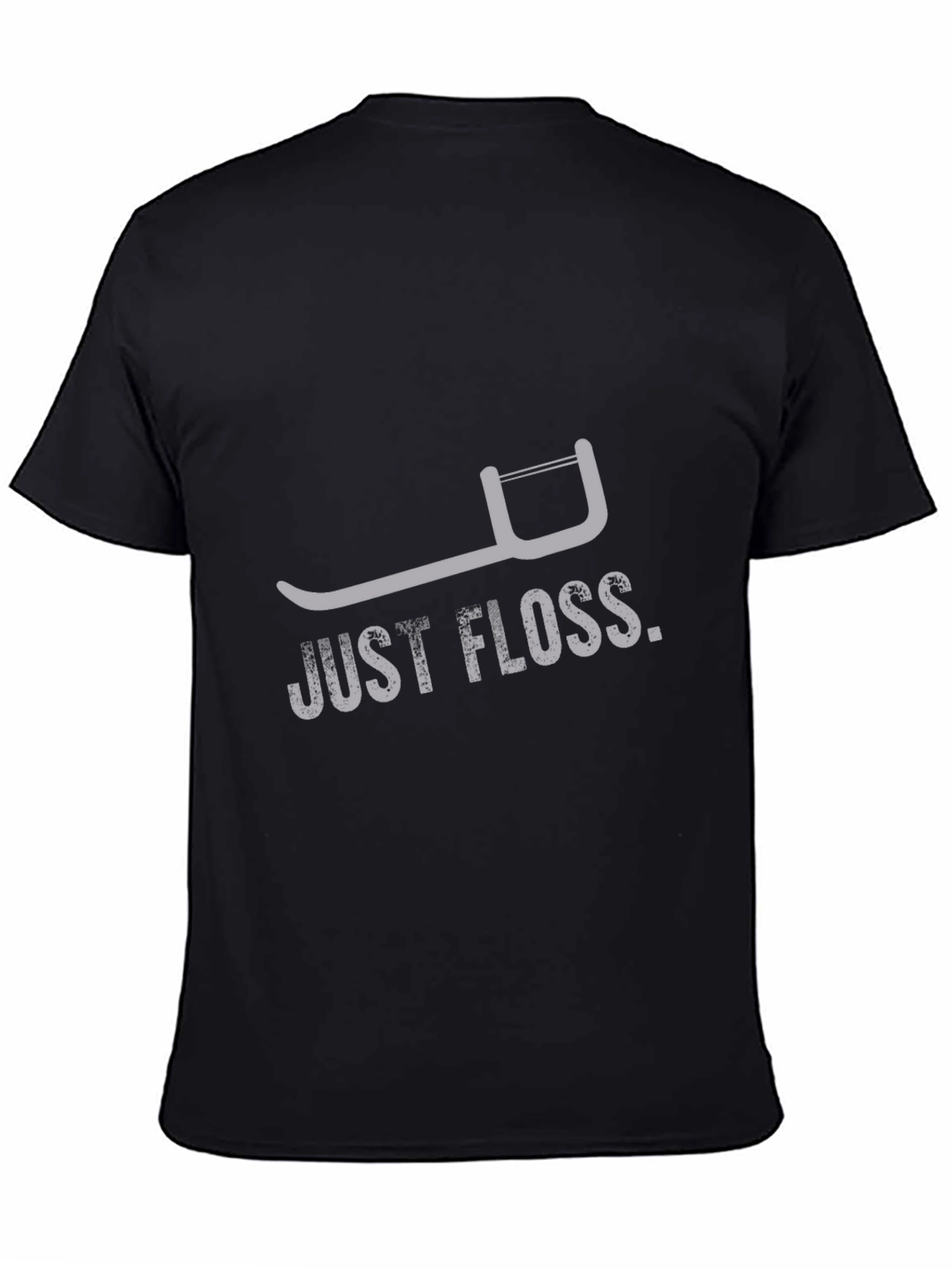 Just Floss Graphic T-Shirt - Oral Hygiene Reminder