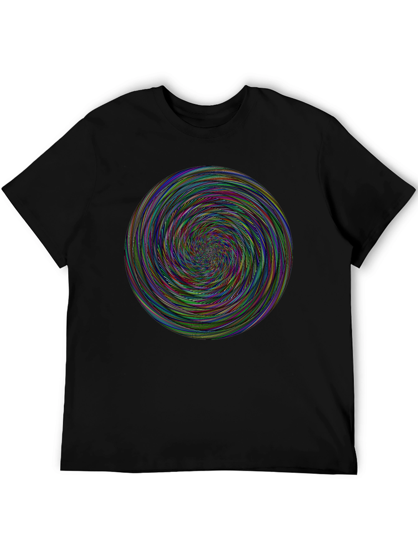 Vortex Illusion Graphic Tee