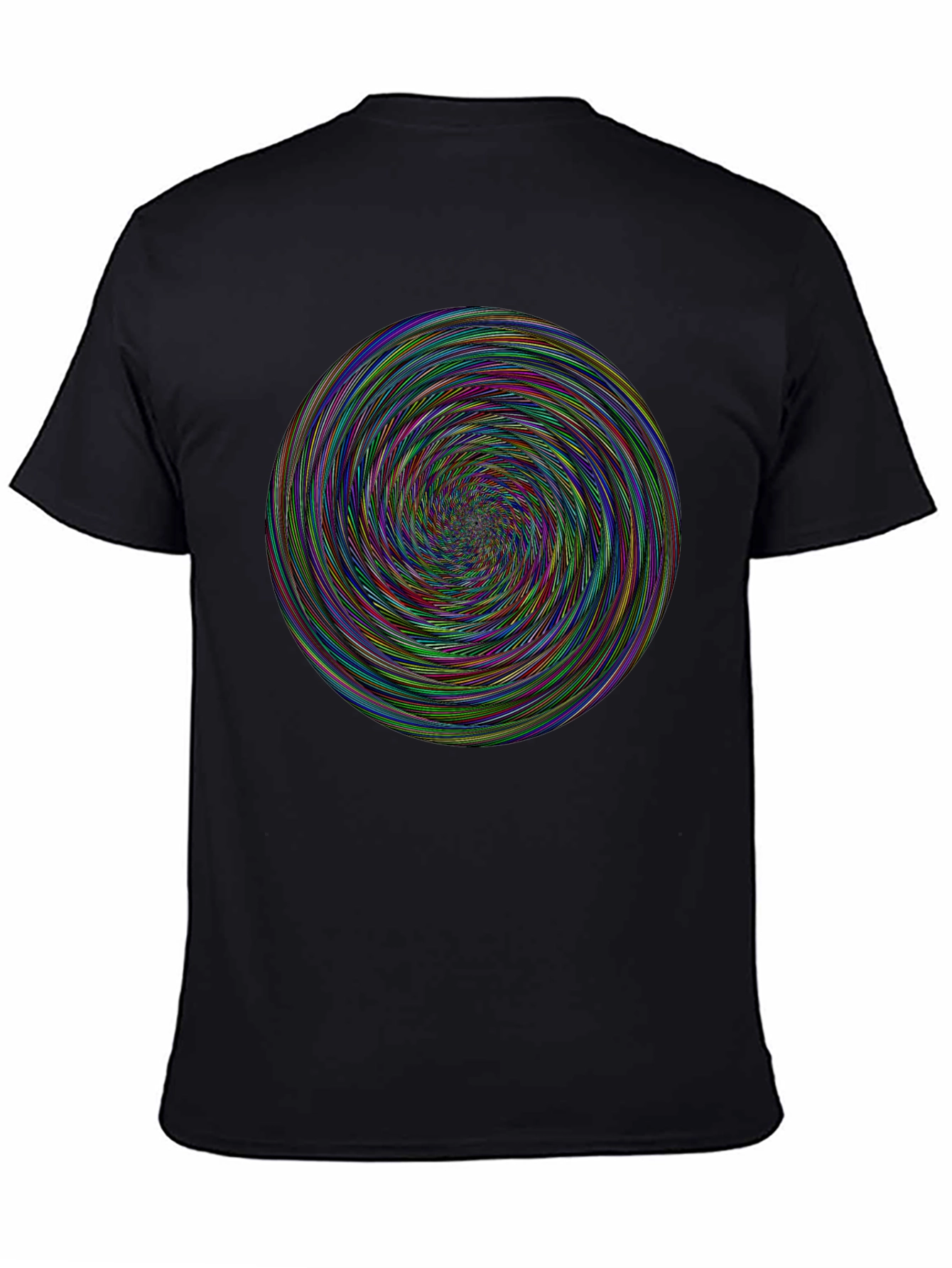 Vortex Illusion Graphic Tee